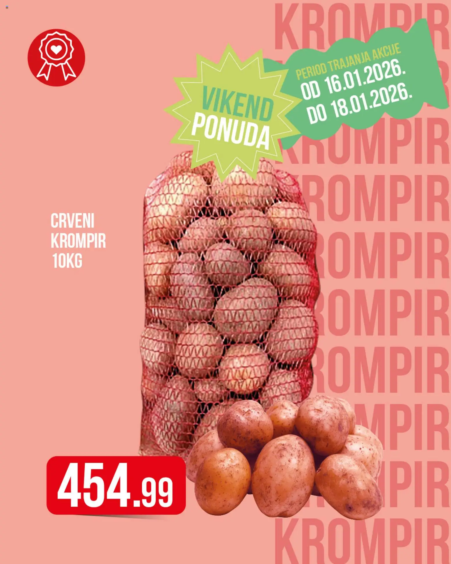 Metalac Proleter katalog - važi od 16.01.2026 | Strana: 4 | Proizvode: Crveni krompir, Krompir