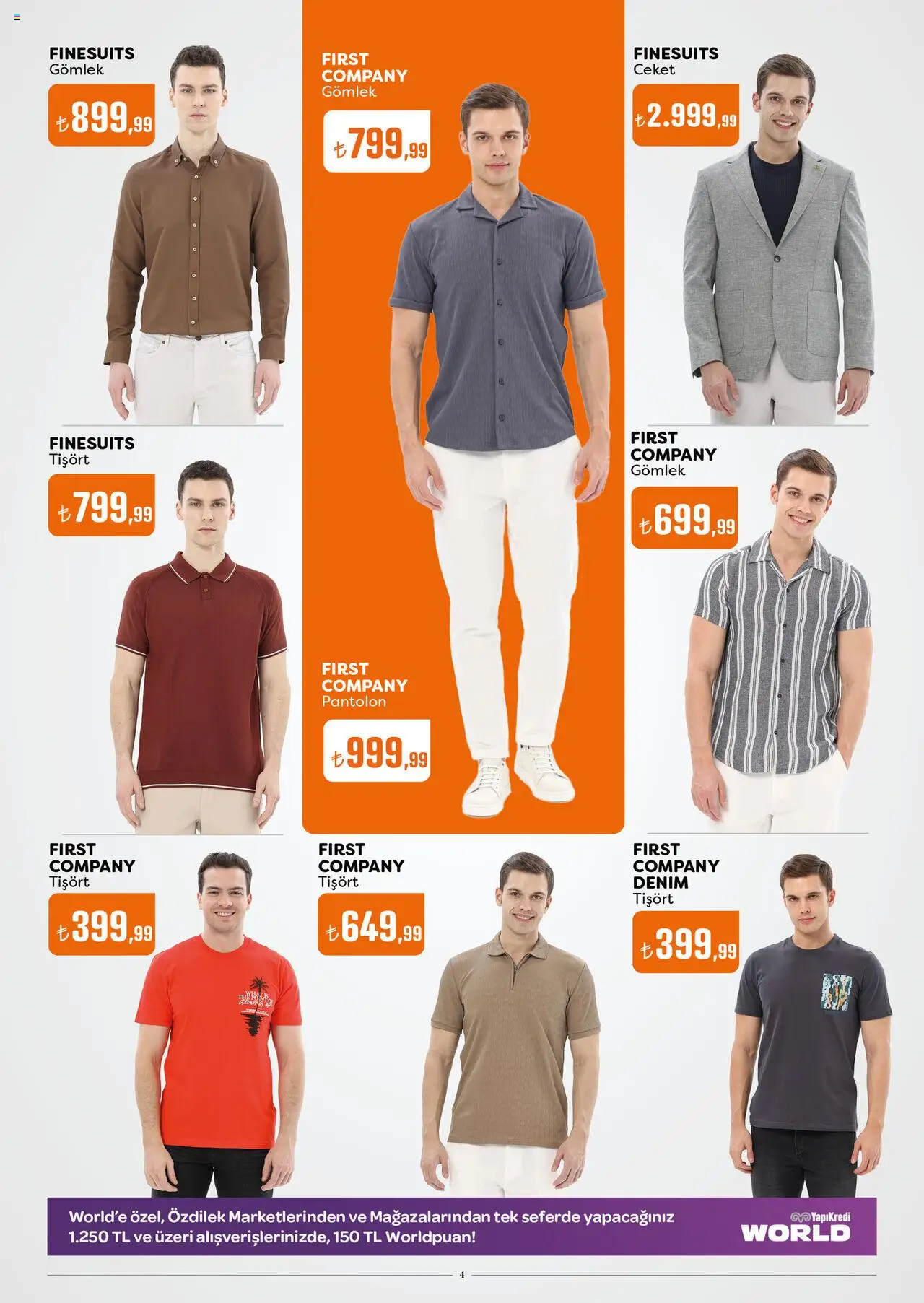 Özdilek Katalog - 20.05.2025 tarihinden itibaren geçerlidir | Sayfa: 4 | Ürünler: Tişört, Gömlek, Ceket, Pantolon