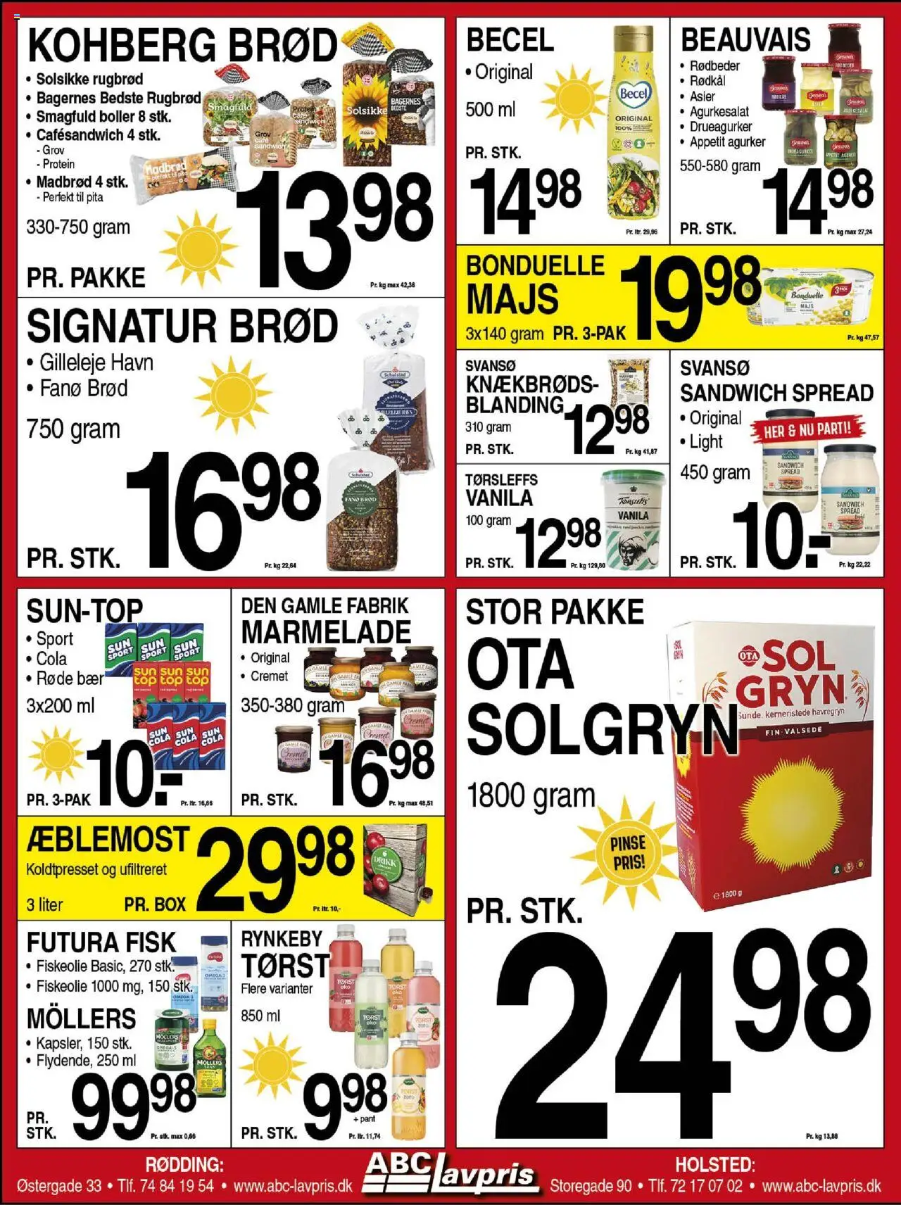 Abc Lavpris Tilbudsavis gyldig fra 04.06.2025 | Side: 7 | Produkter: Fisk, Drueagurker, Havregryn, Rugbrød