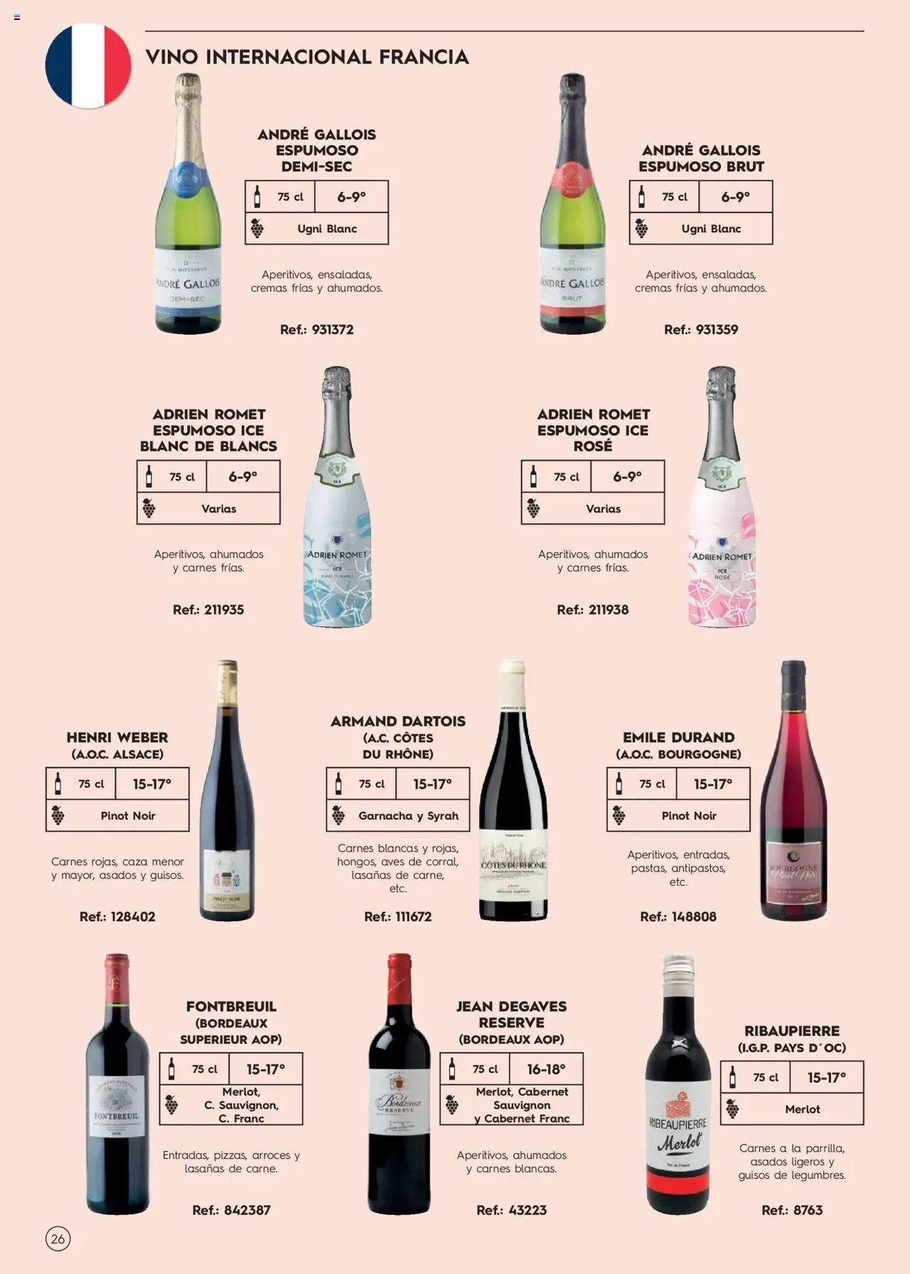 Makro Guia de vinos │ válido desde el 02.01.2025 | Página: 26 | Productos: Vino