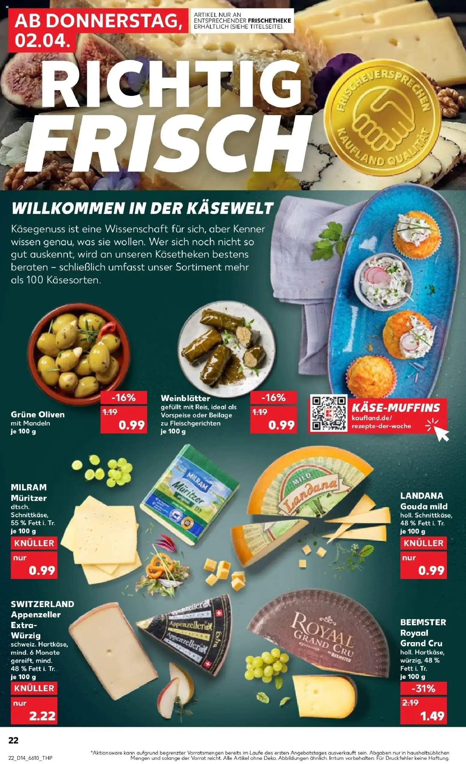 Kaufland Prospekt Schwerte	 – gültig ab 30.03.2026 | Seite: 36 | Produkte: Gouda, Mandeln, Milram