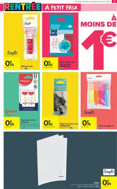  | Page: 3 | Produits: Correcteur, Crayon, Couverture, Colle