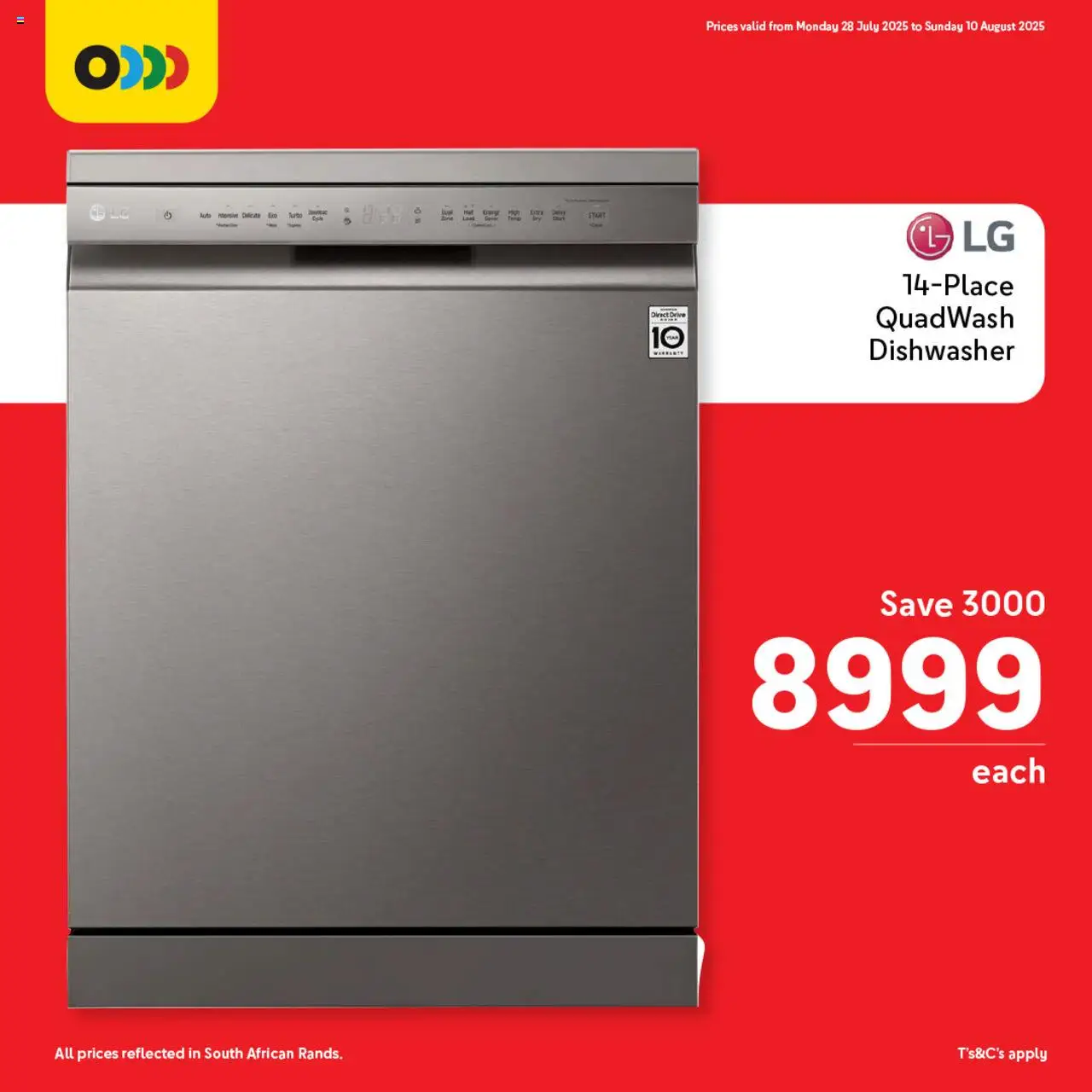 Makro Birthday Price-Drop Appliances │ valid from 28.07.2025 | Page: 14 | Products: Dishwasher