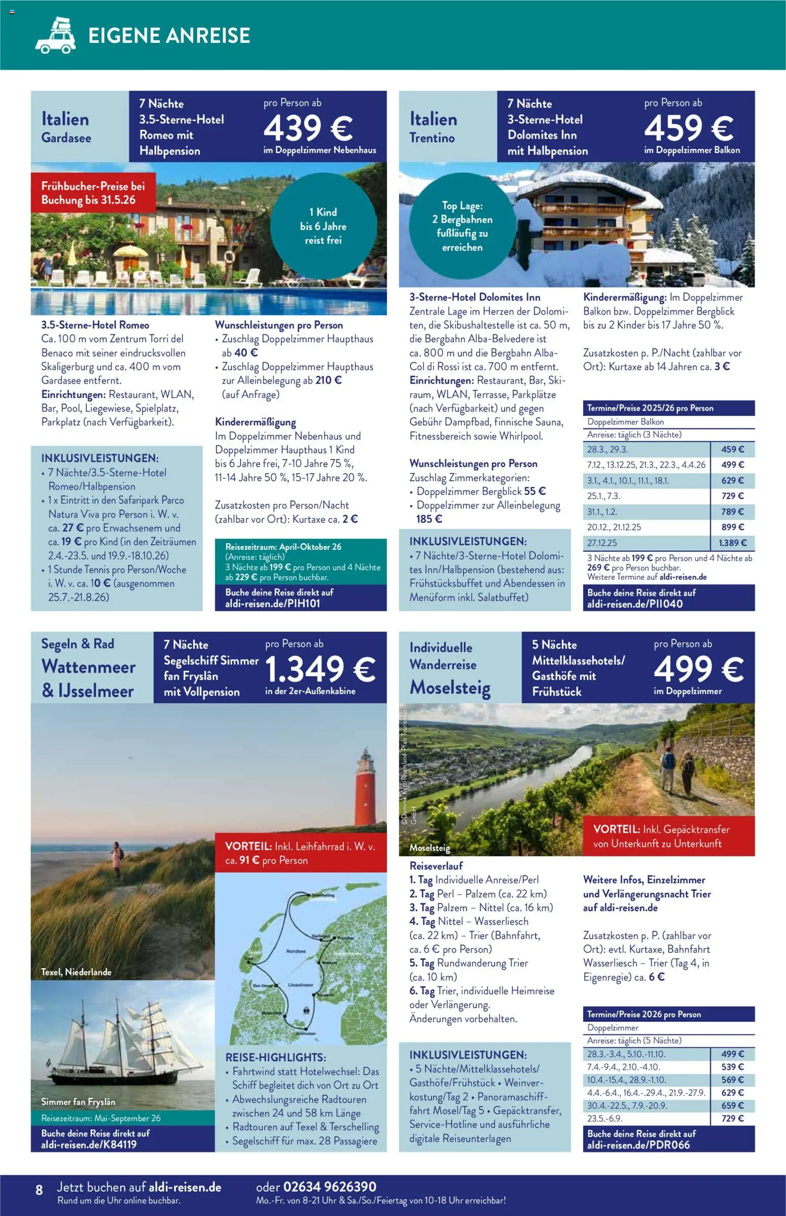 Aldi Reisen  Reisemagazin – gültig ab 01.12.2025 | Seite: 8