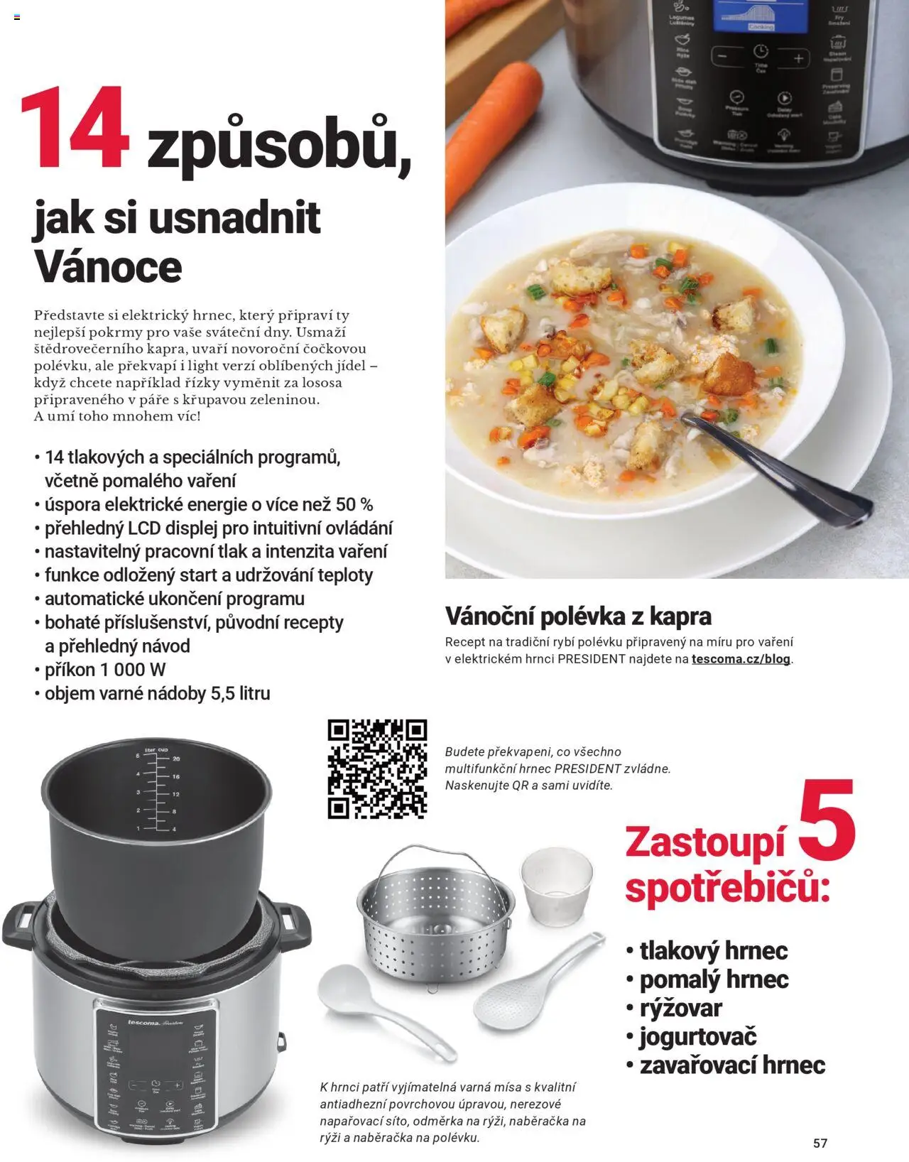 TESCOMA katalog - Podzim/zima 2025 od 20.10.2025 | Strana: 57 | Produkty: Multifunkční hrnec, Naběračka, Rýžovar, Odměrka