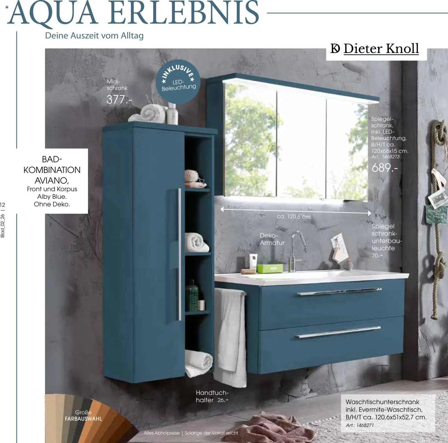 Zurbrüggen Bad Design Trends – gültig ab 23.03.2026 | Seite: 12 | Produkte: Schrank, Bad, Spiegel, Armatur