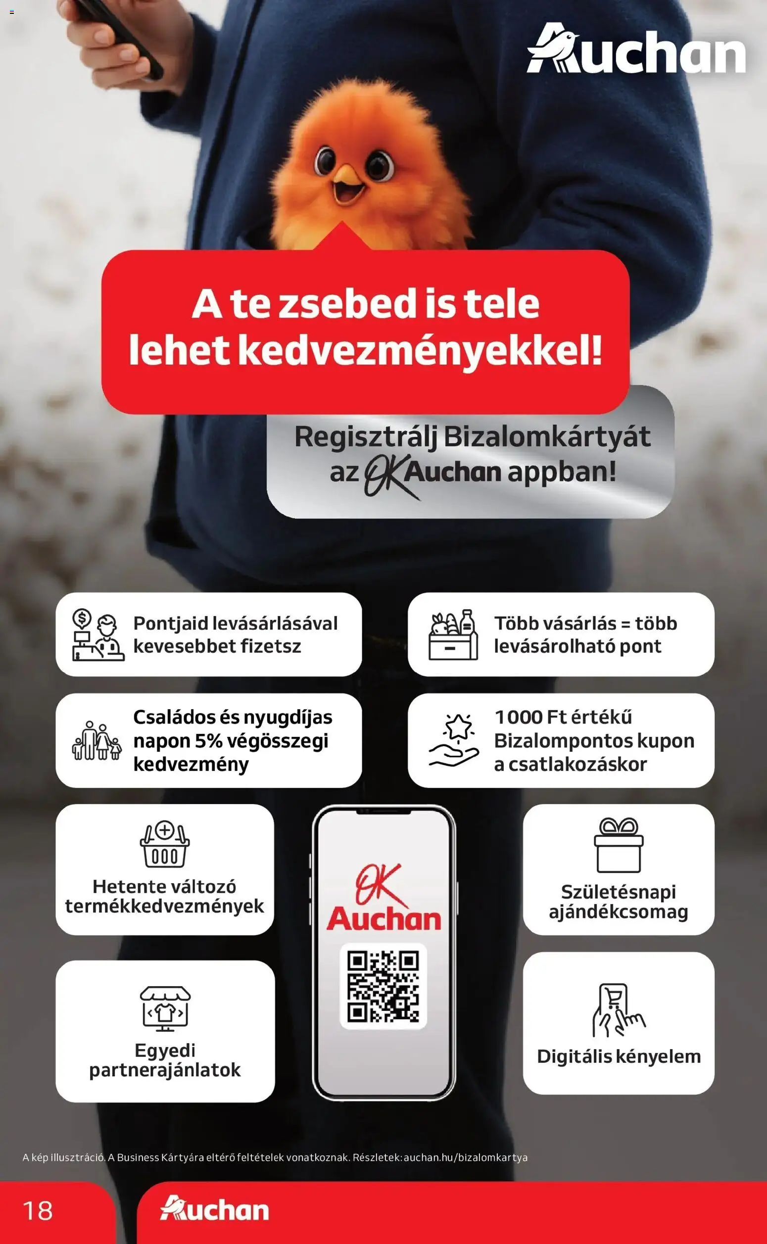 Auchan akciós ujság - amely érvényes a következő dátumtól: 18.12.2025 | Oldal: 18