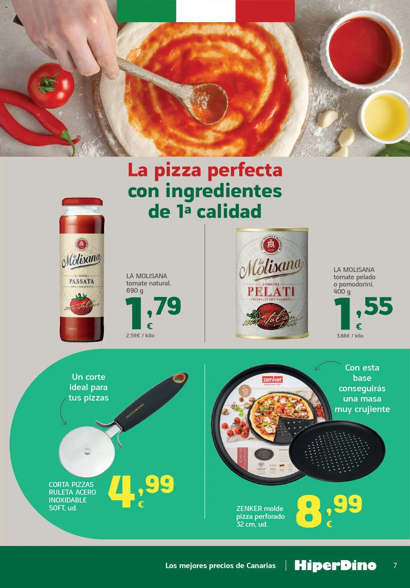 HiperDino Supermercados │ válido desde el 10.03.2026 | Página: 7 | Productos: Κρεμάστρα, Pizza