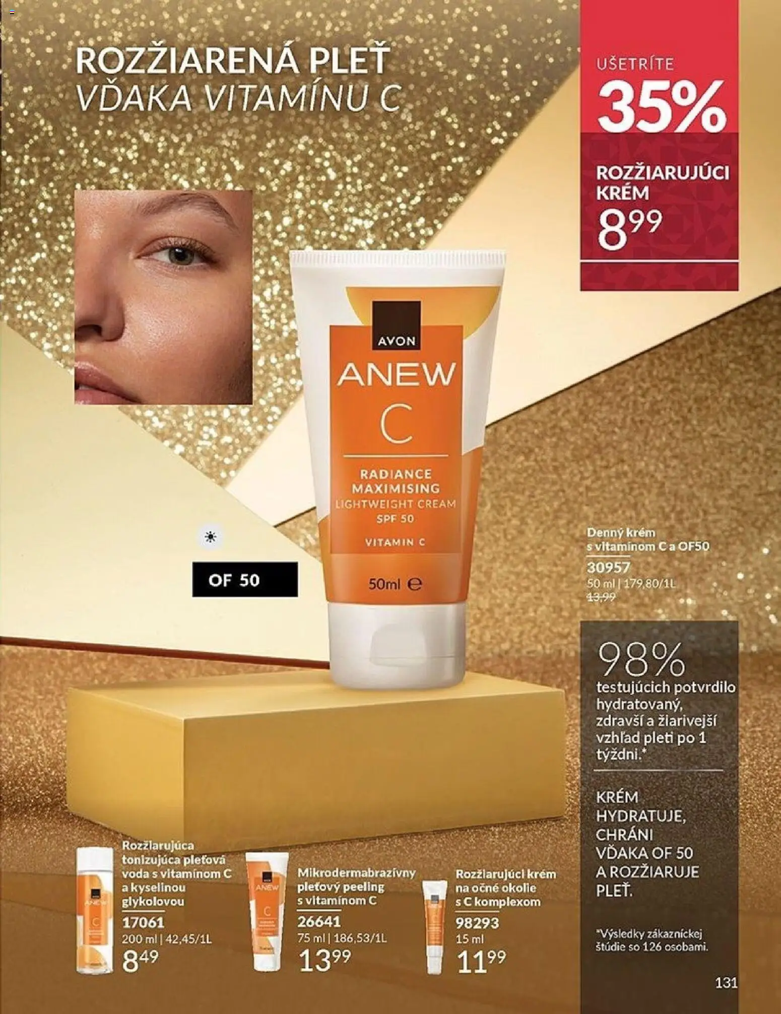 Nové Avon akcie – leták je platný od 01.11.2025 | Strana: 131 | Produkty: Peeling, Krém, Voda