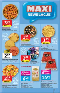 Auchan Gazetka - Pewność niskich cen Hipermarket od 11.09.2025 | Strona: 5 | Produkty: Karta, Czarnuszka, Praliny, Kremówki dekorowane