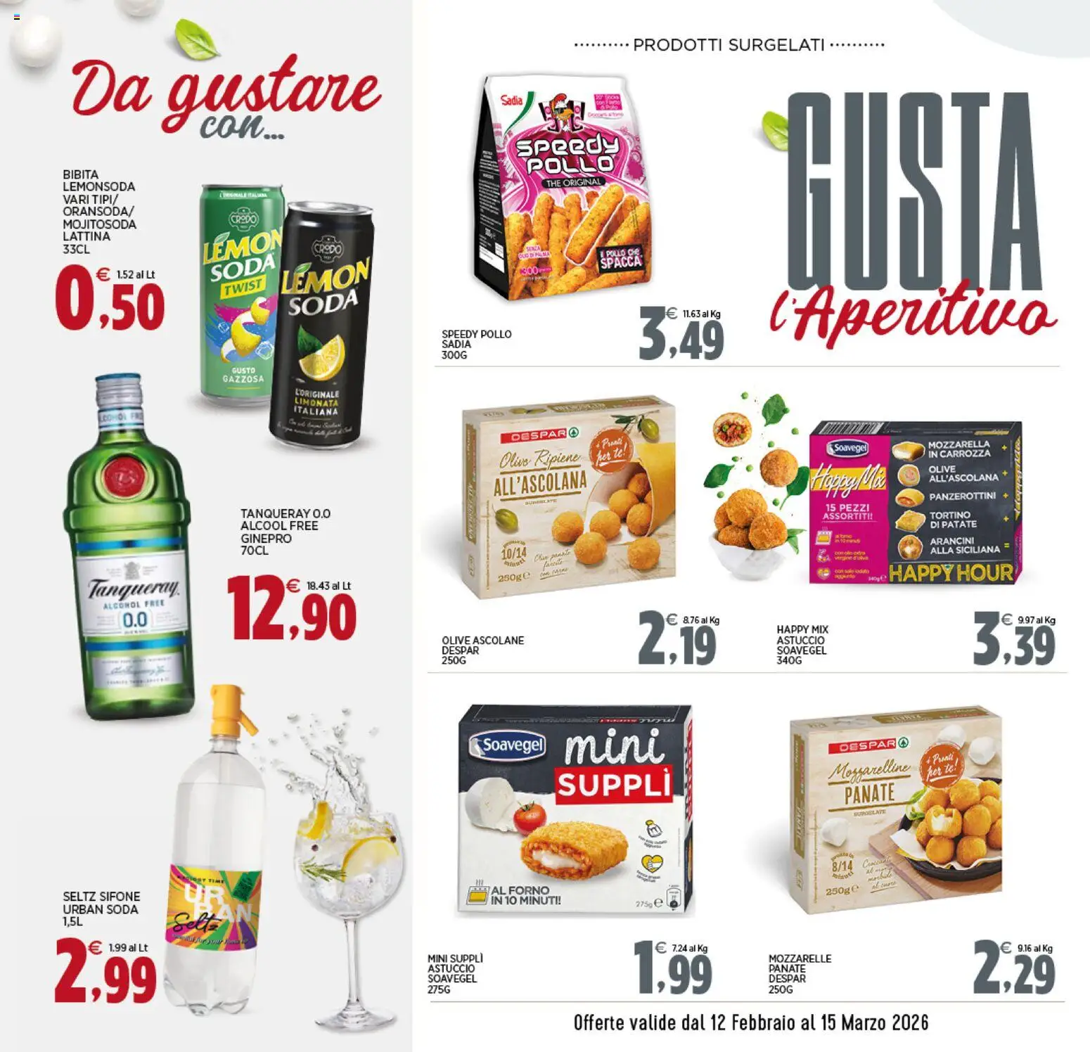 Volantino Interspar del 12.02.2026 | Pagina: 14 | Prodotti: Pollo, Tè, Patate, Olive