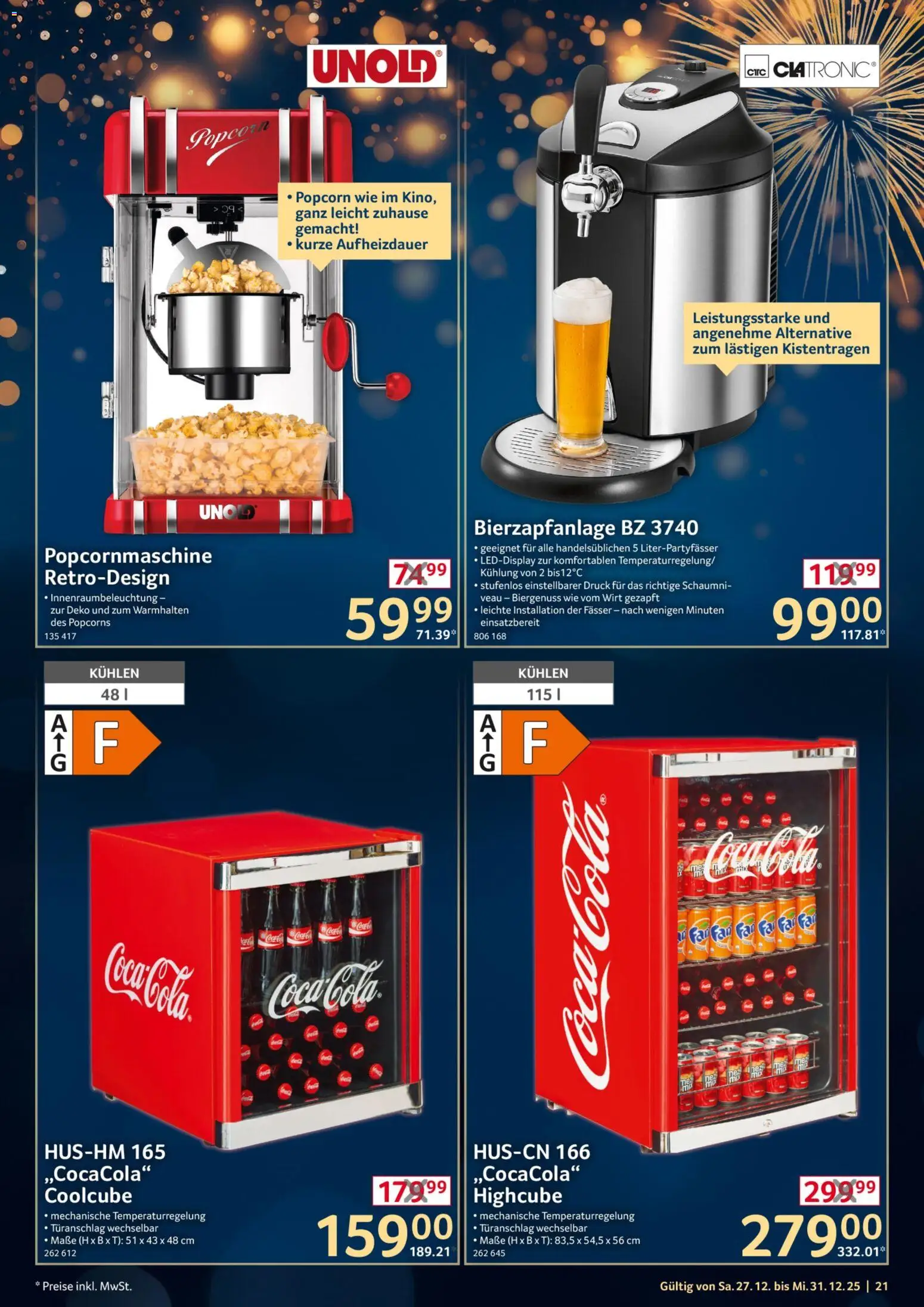 Selgros Prospekt 	 – gültig ab 27.12.2025 | Seite: 21 | Produkte: Coca cola, Cola