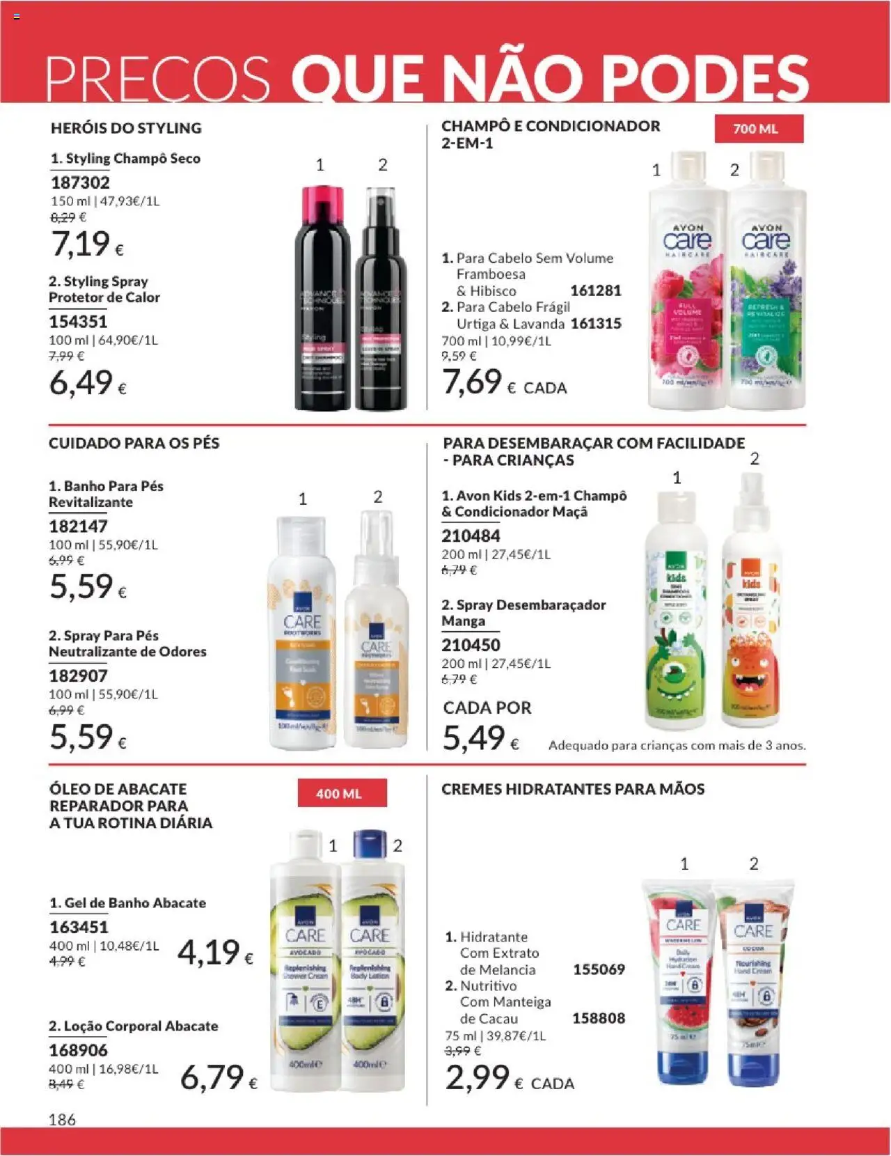 Catálogo Avon Campanha 8 │ válido de 01.08.2025 | Página: 186 | Produtos: Condicionador, Banho, Maça, Abacate