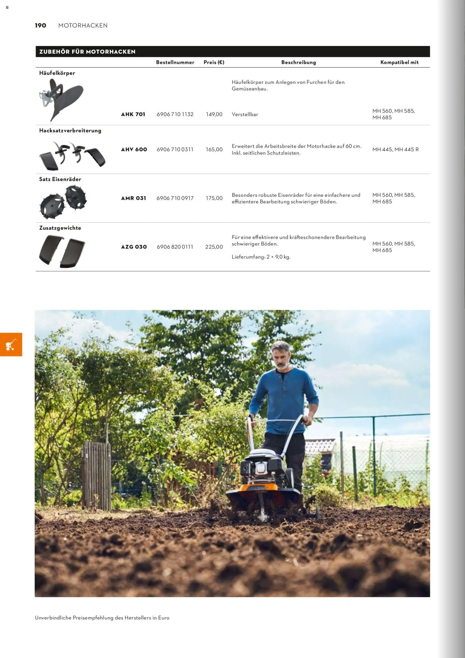 STIHL Katalog – gültig ab 01.01.2026 | Seite: 190