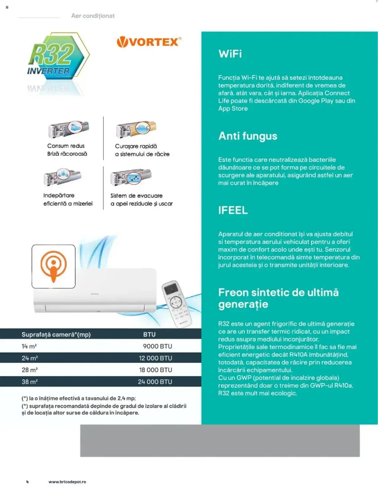 Brico Depot catalog - La Brico te răcorești pe măsură – valabil de la 27.06.2025 | Pagină: 4 | Produse: Aer Condiționat, Peluş Köpek Yatağı