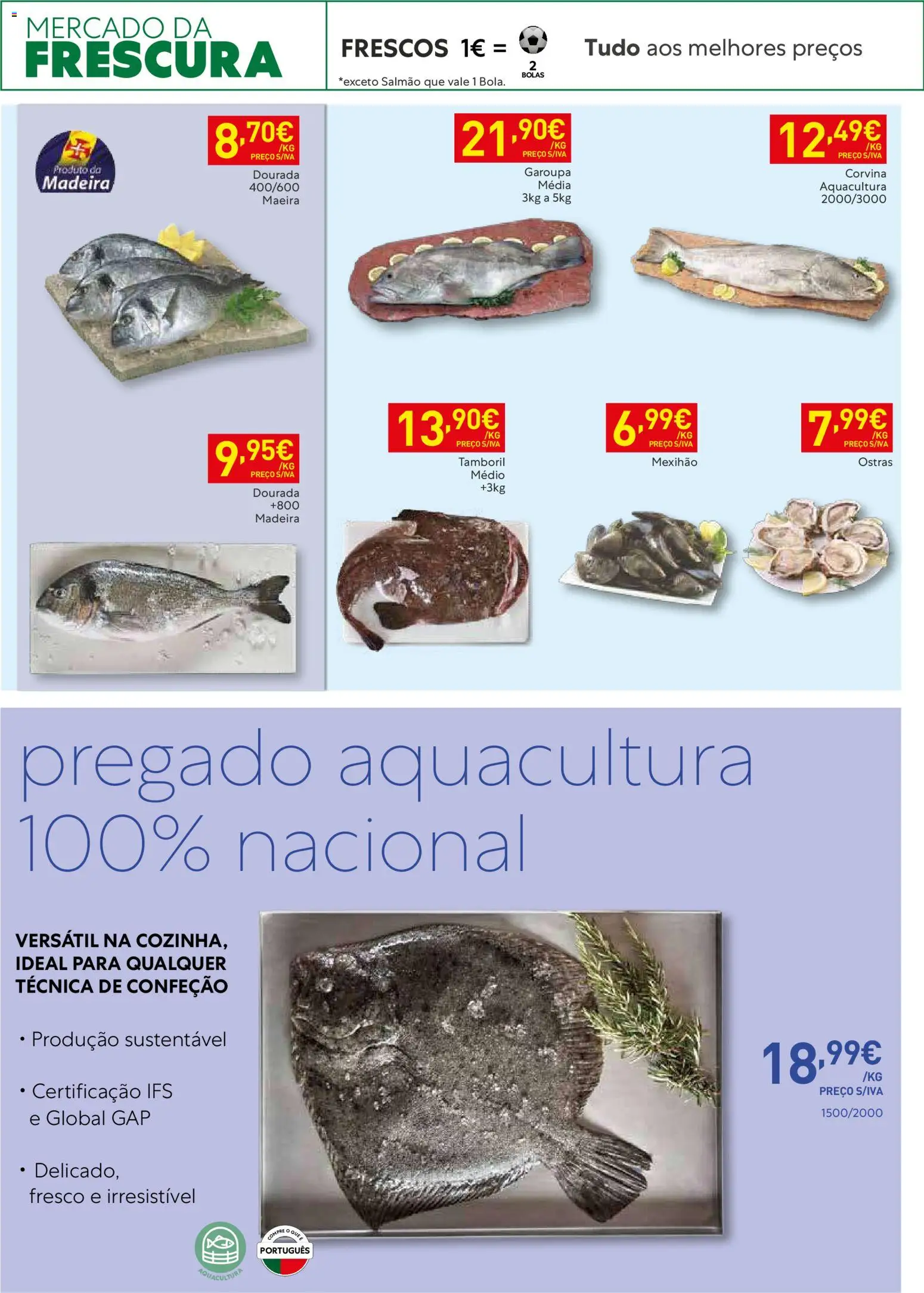 Recheio folheto Madeira │ válido de 03.03.2026 | Página: 4 | Produtos: Dourada, Ostras, Salmão, Tamboril