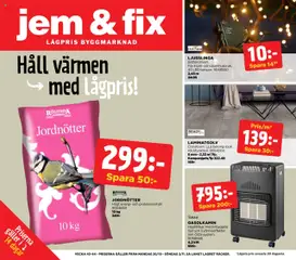 Jem & Fix - erbjudanden - Förhandsvisning av reklamblad från butik Jem & Fix aktuell från 20.10.2025