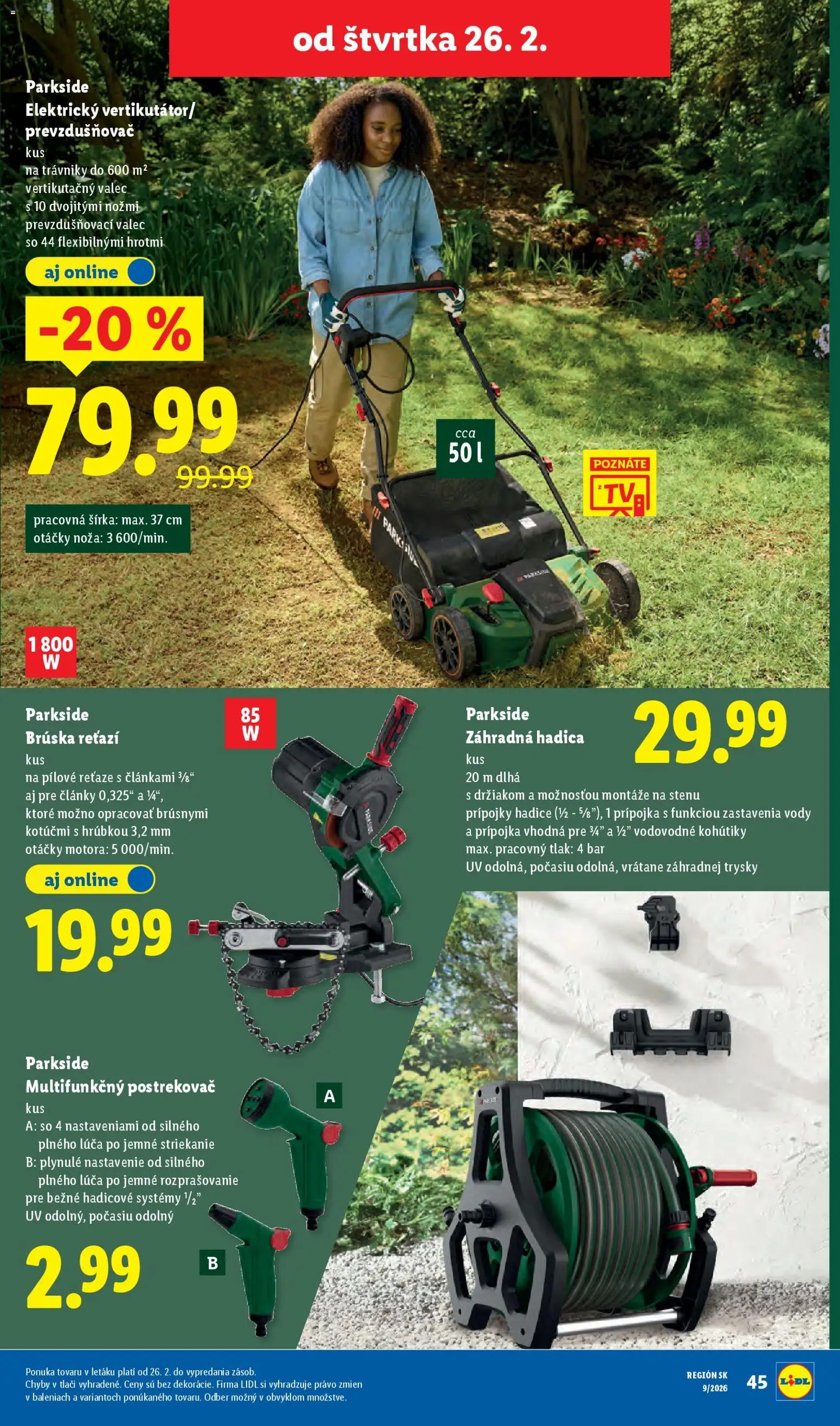 Nové Lidl akcie – leták je platný od 23.02.2026 | Strana: 81 | Produkty: Parkside