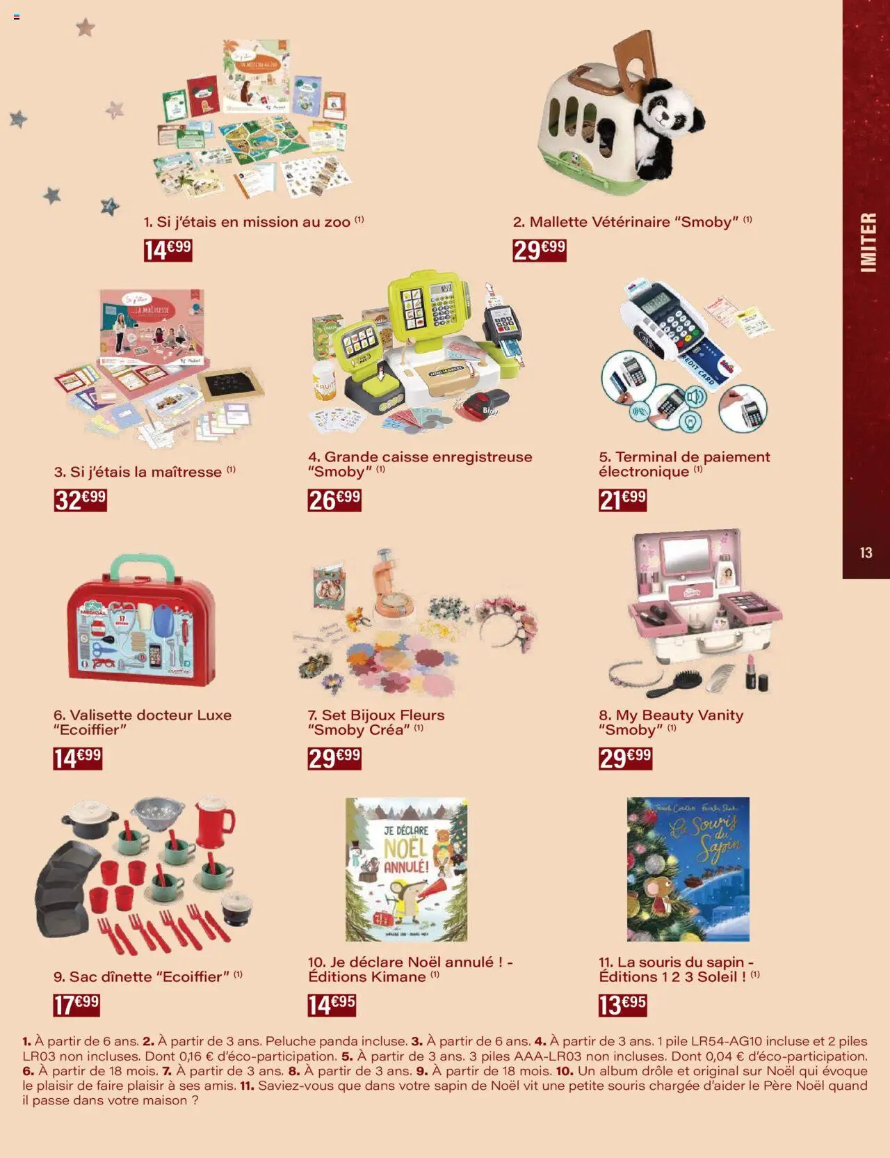 {H1} | Page: 13 | Produits: Sac, Peluche, Lapin, Piles