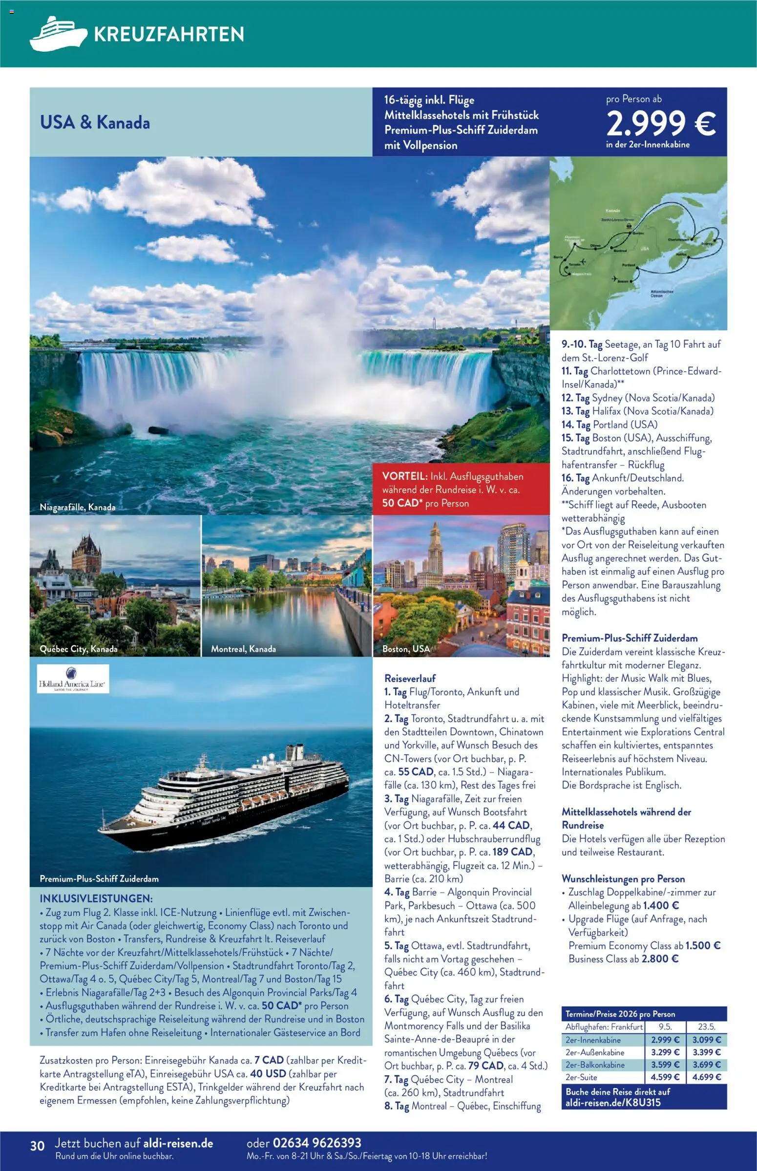 Aldi Reisen  Reisemagazin – gültig ab 01.01.2026 | Seite: 30