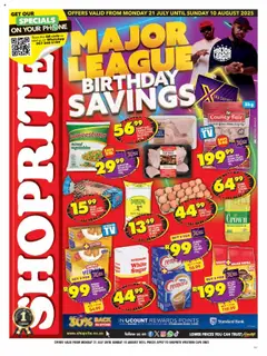 Preview of Shoprite specials valid from 21.07.2025