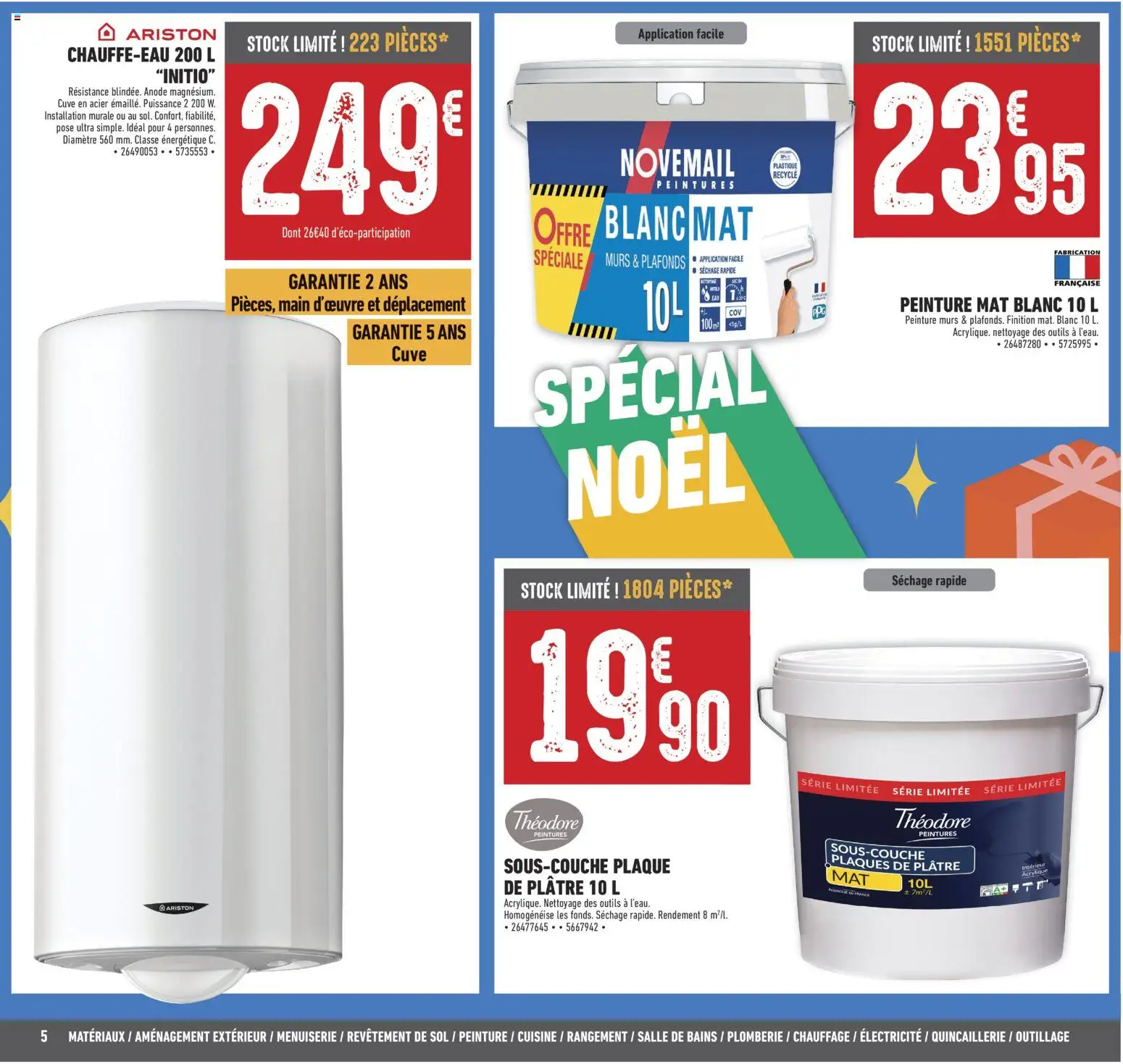 {H1} | Page: 5 | Produits: Plâtre