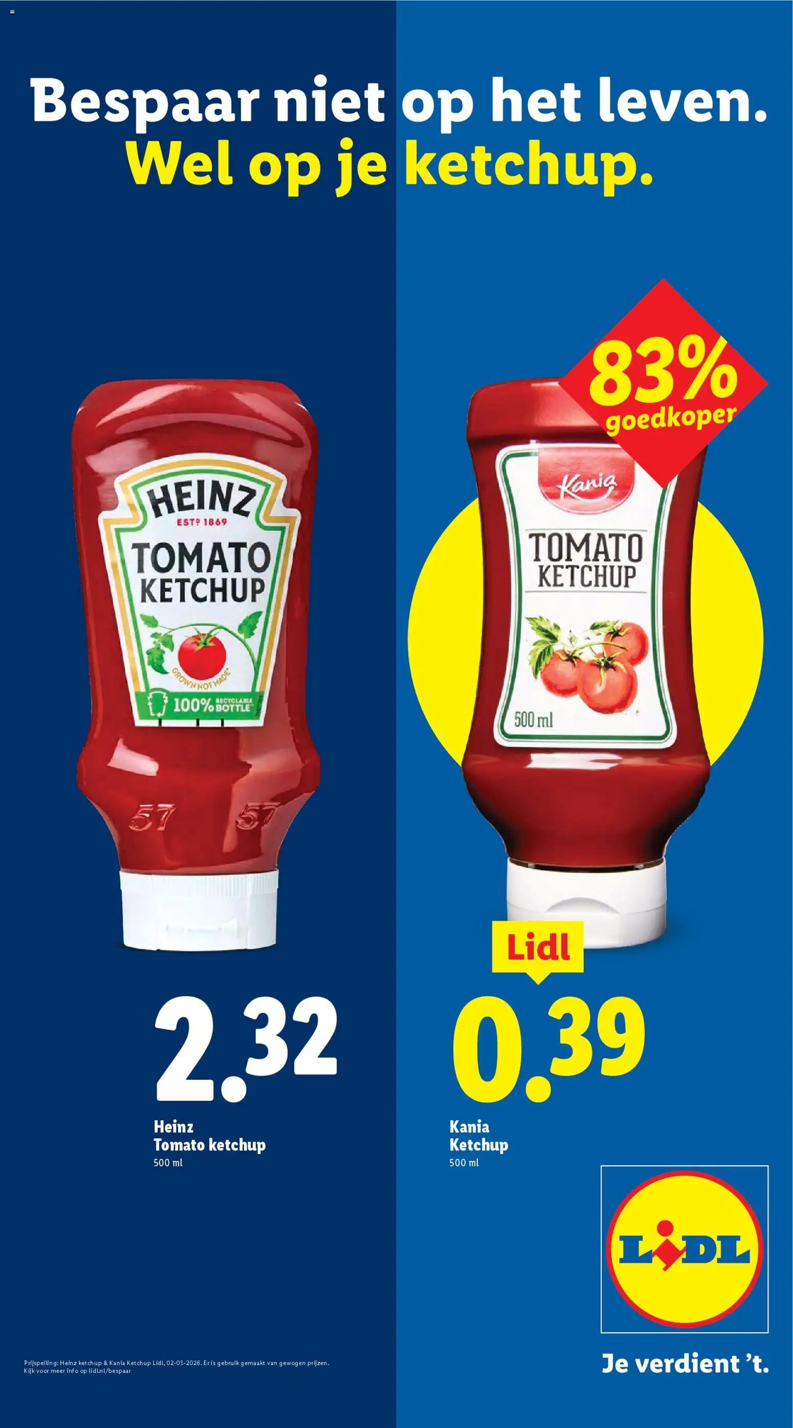 {H1} | Pagina: 43 | Producten: Ketchup