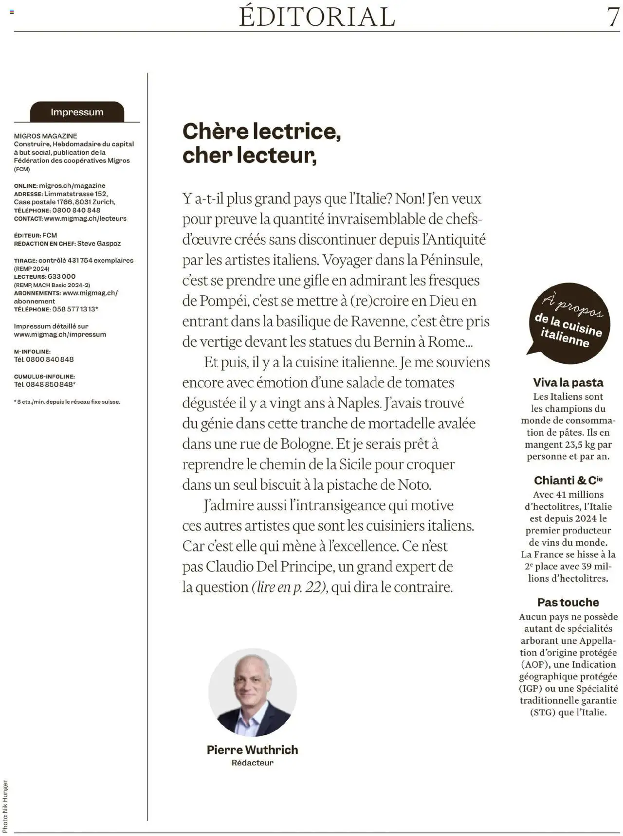 Migros - Magazin FR ab 05.08.2025 | Seite: 7 | Produkte: Pasta