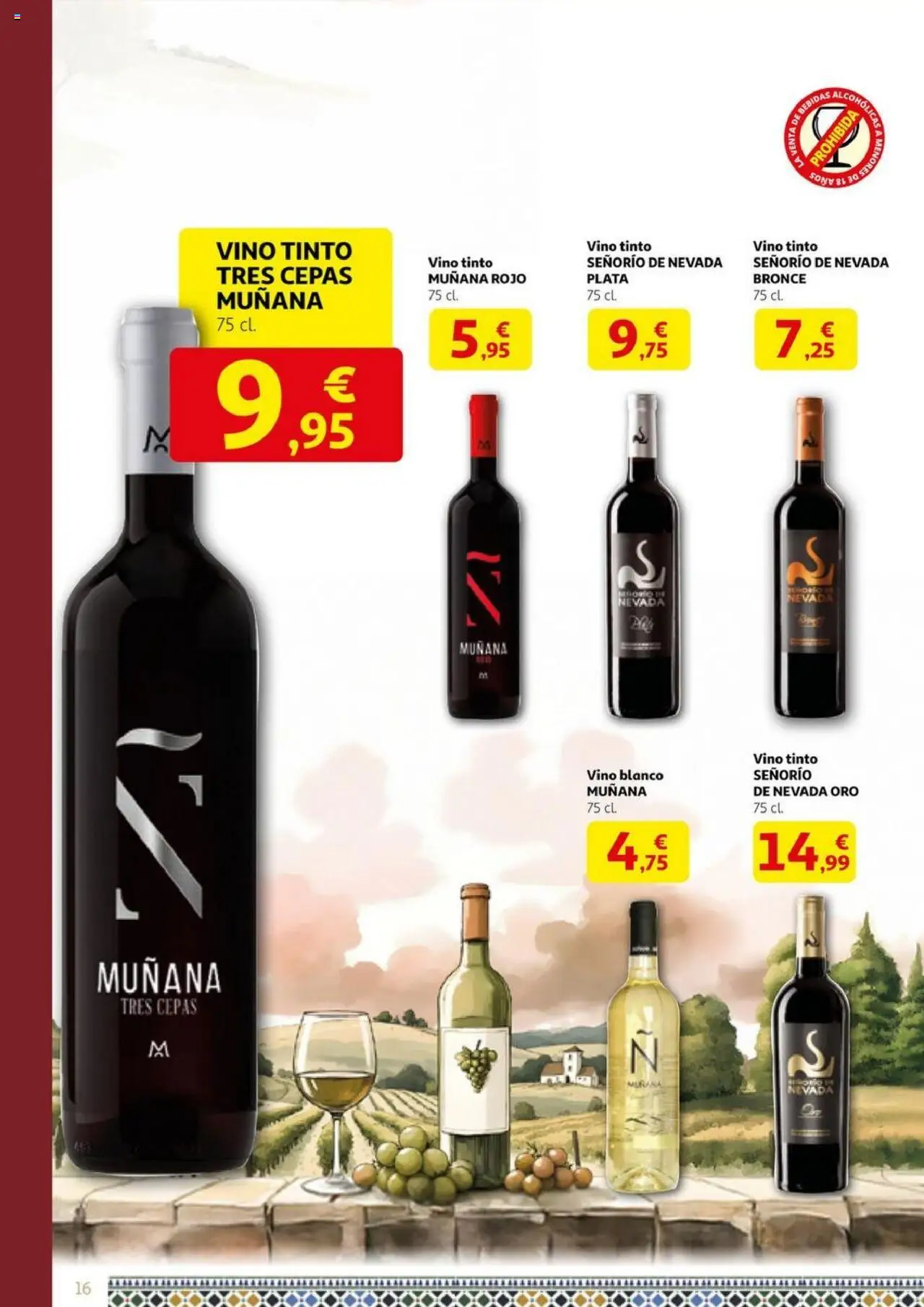 Alcampo - Granada sabe a tradición │ válido desde el 29.08.2025 | Página: 16 | Productos: Vino