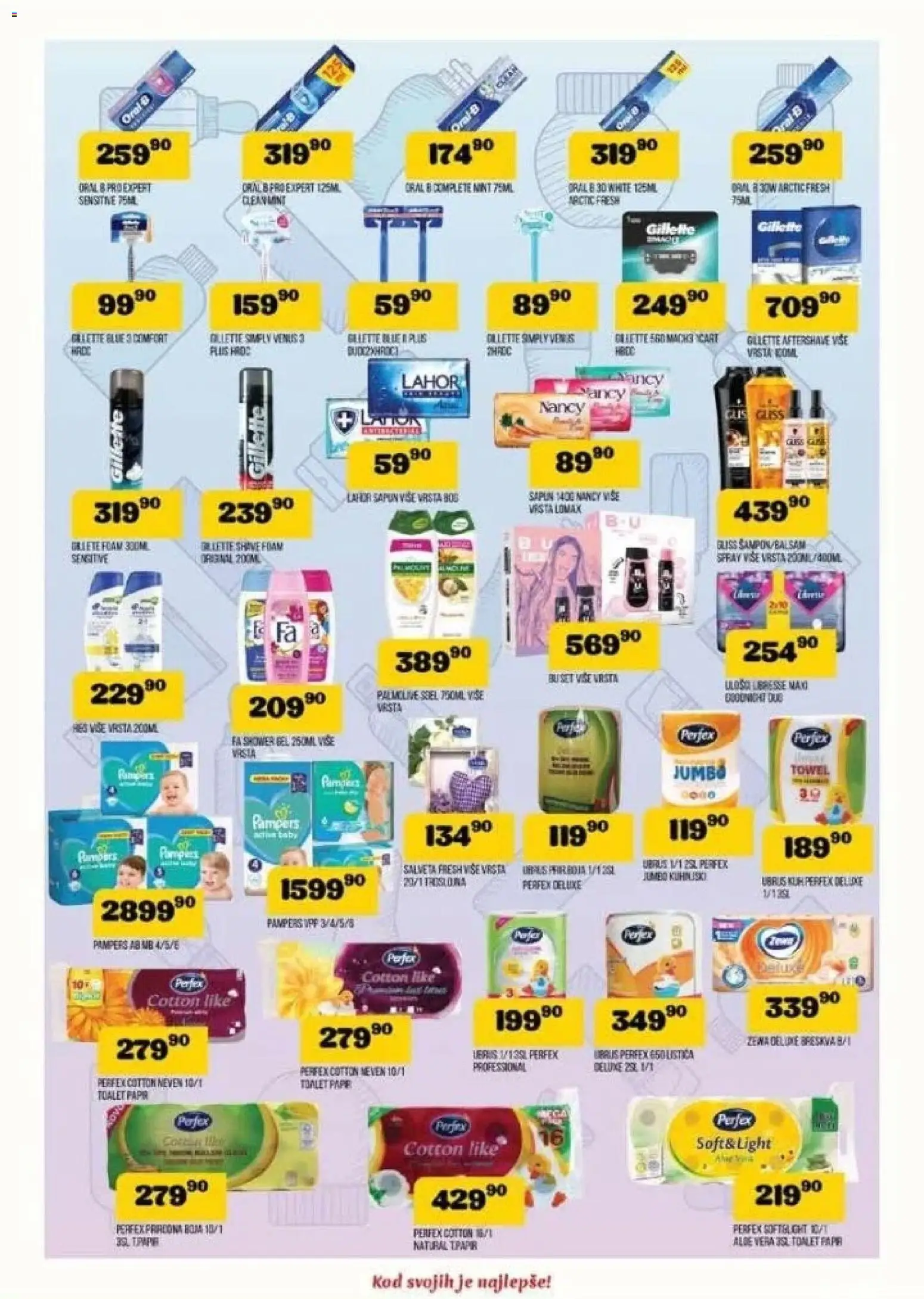 VP Dima katalog - važi od 20.11.2025 | Strana: 14 | Proizvode: Gillette, Pampers, Ubrus, Sapun