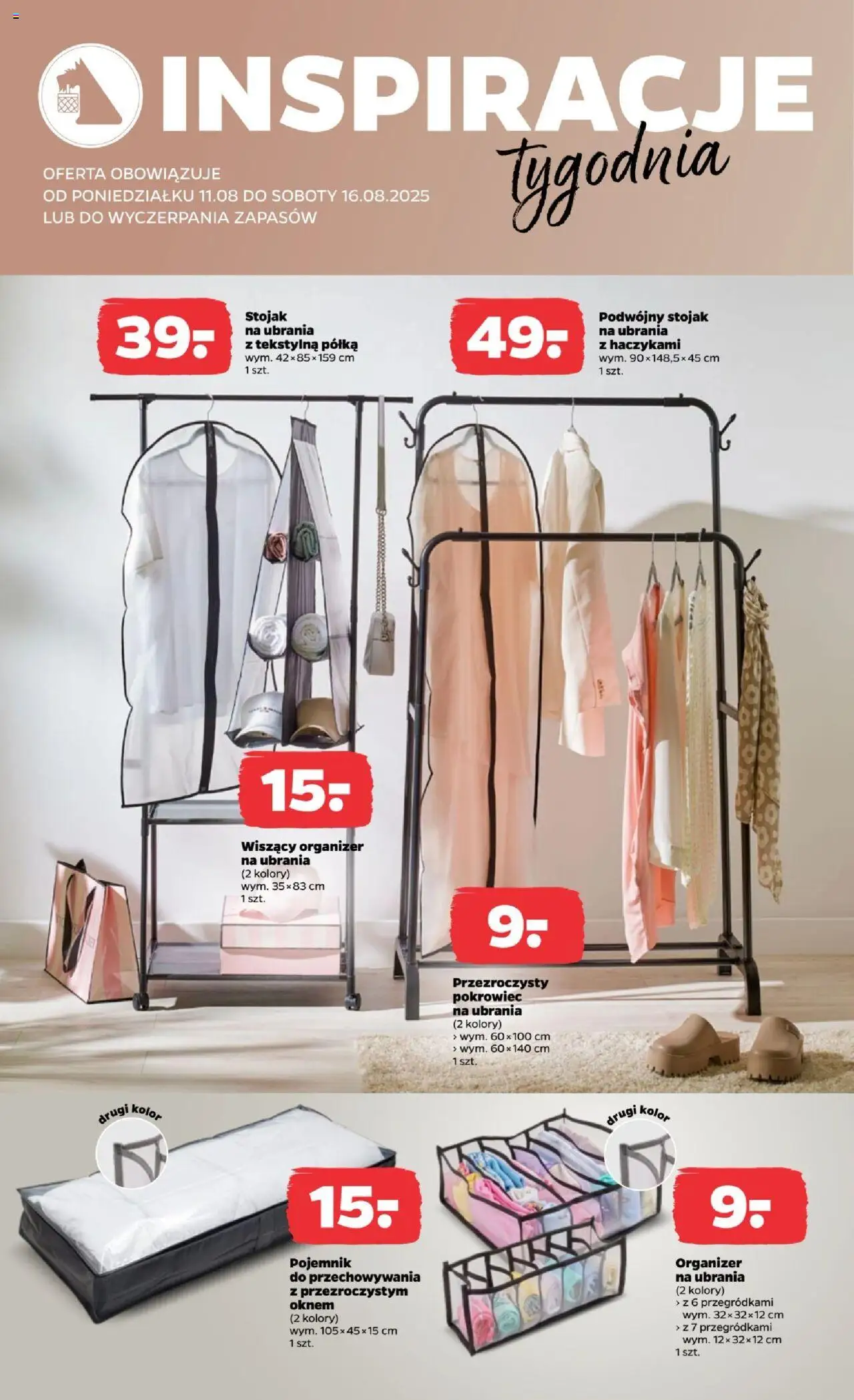 Netto gazetka - Non Food od 11.08.2025 | Strona: 2 | Produkty: Ubrania, Półka
