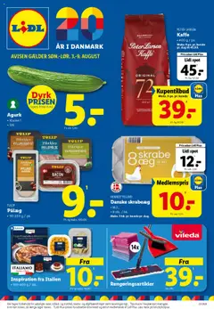 Eksempel på tilbudsavis Lidl - Tilbudsavis fra butik Lidl gyldig fra 03.08.2025