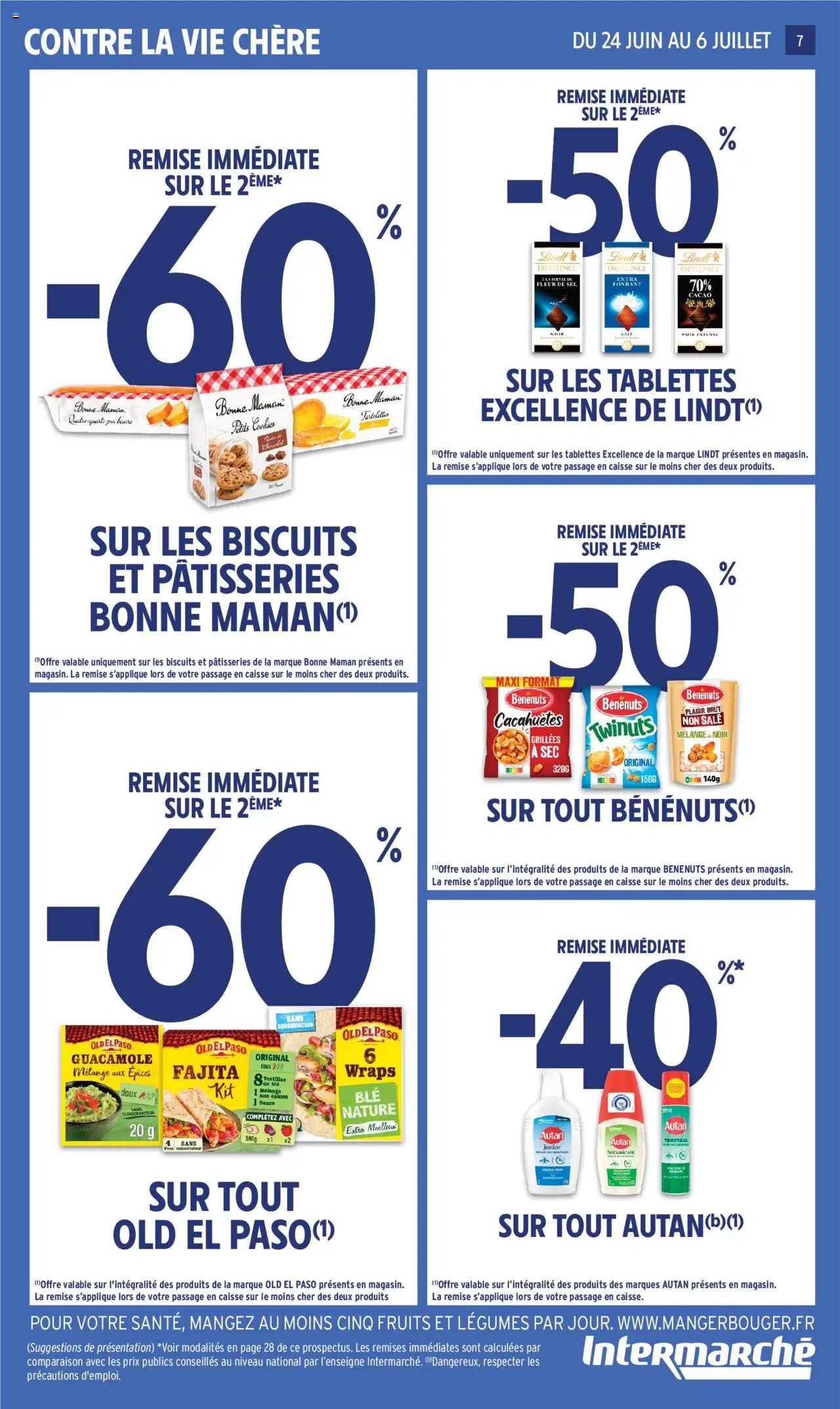  | Page: 7 | Produits: Sel, Lait, Lindt, Biscuits