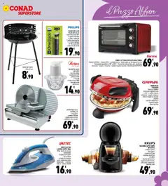 Volantino Conad del 13.08.2025 | Pagina: 27 | Prodotti: Acqua, Alluminio, Ferro da stiro, Batteria