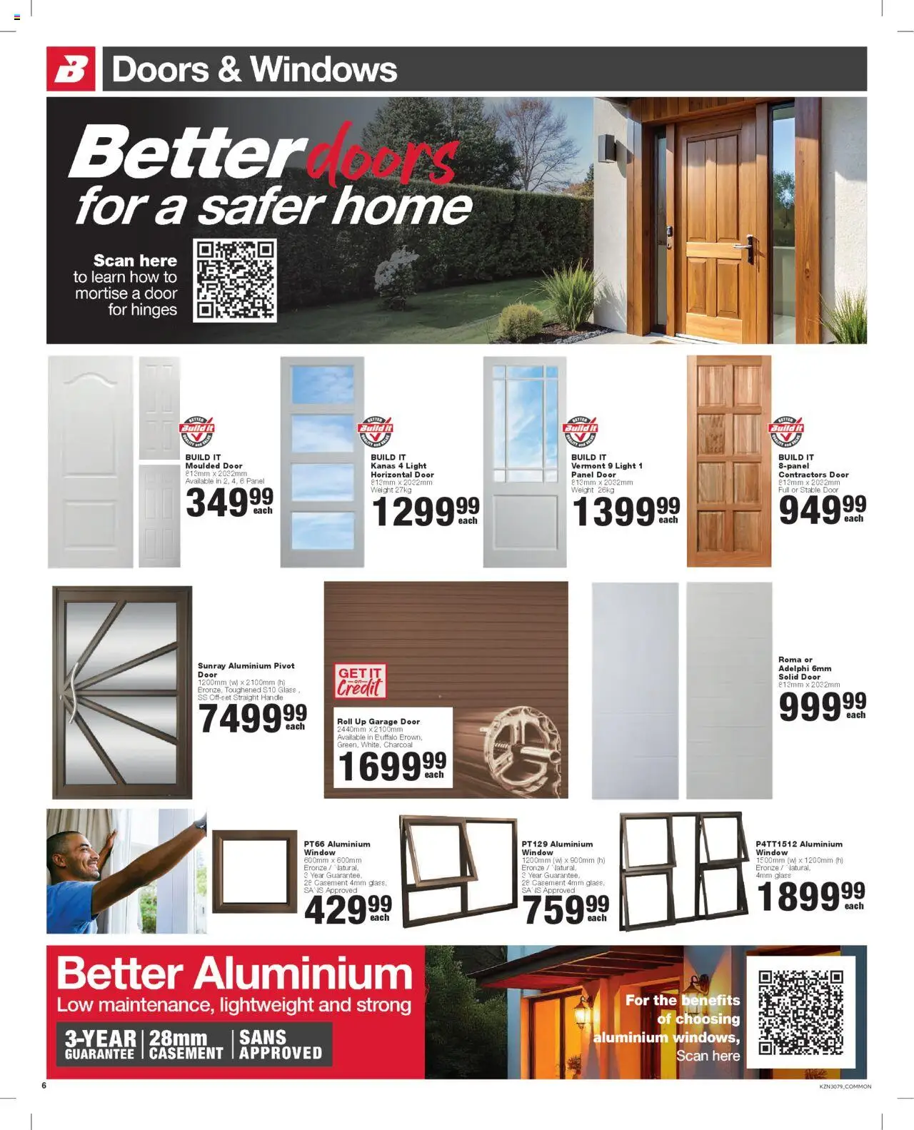 New Build It catalogue – valid from 23.10.2025 | Page: 6 | Products: Stable door, Light