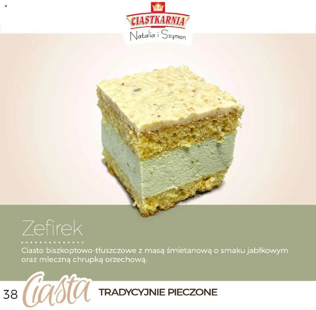 Topaz Gazetka - Ciast od 04.06.2025 | Strona: 38 | Produkty: Ciasto