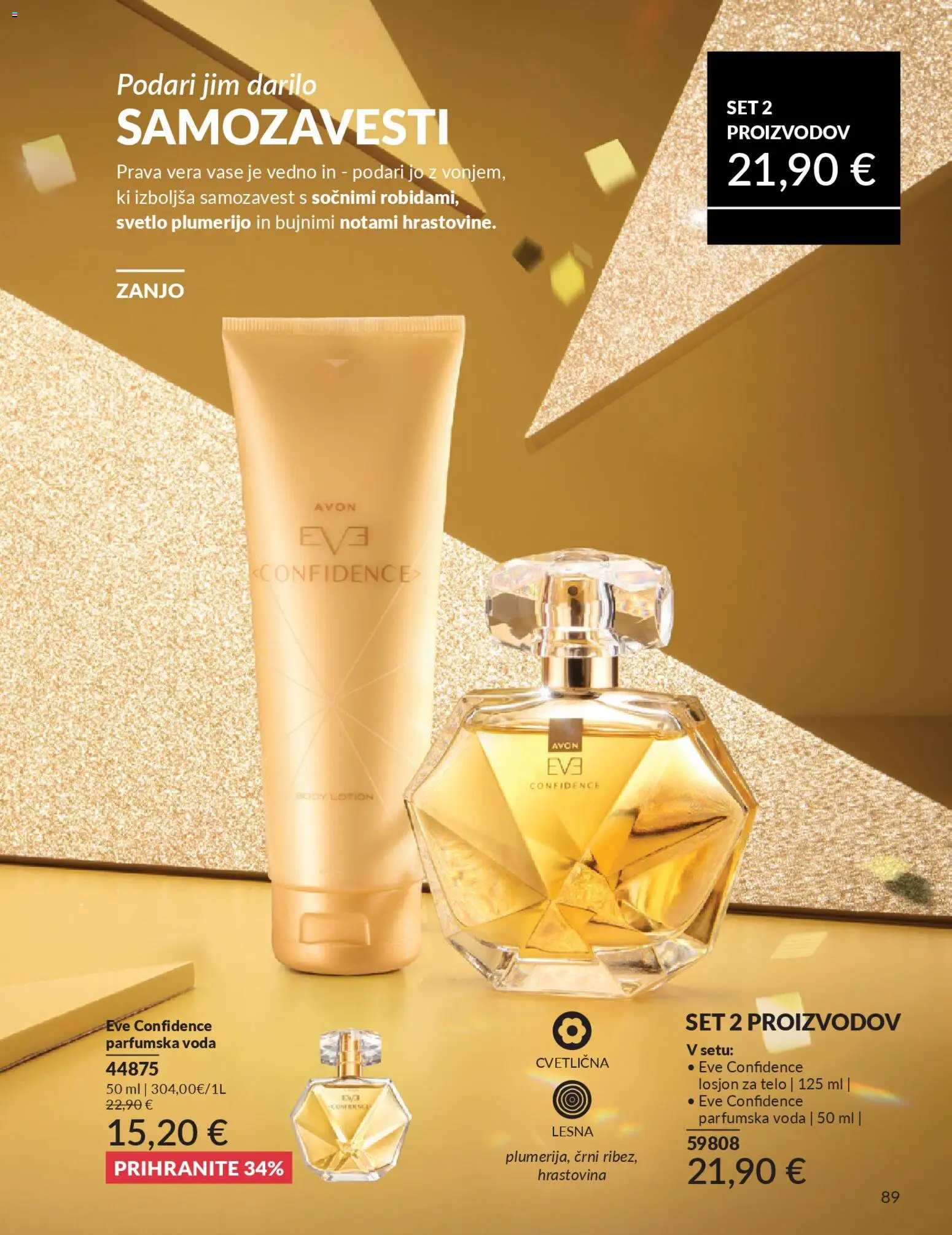Novi Avon katalog ponudbe – veljaven od 29.12.2025 | Stran: 89 | Izdelki: Voda, Parfumska voda