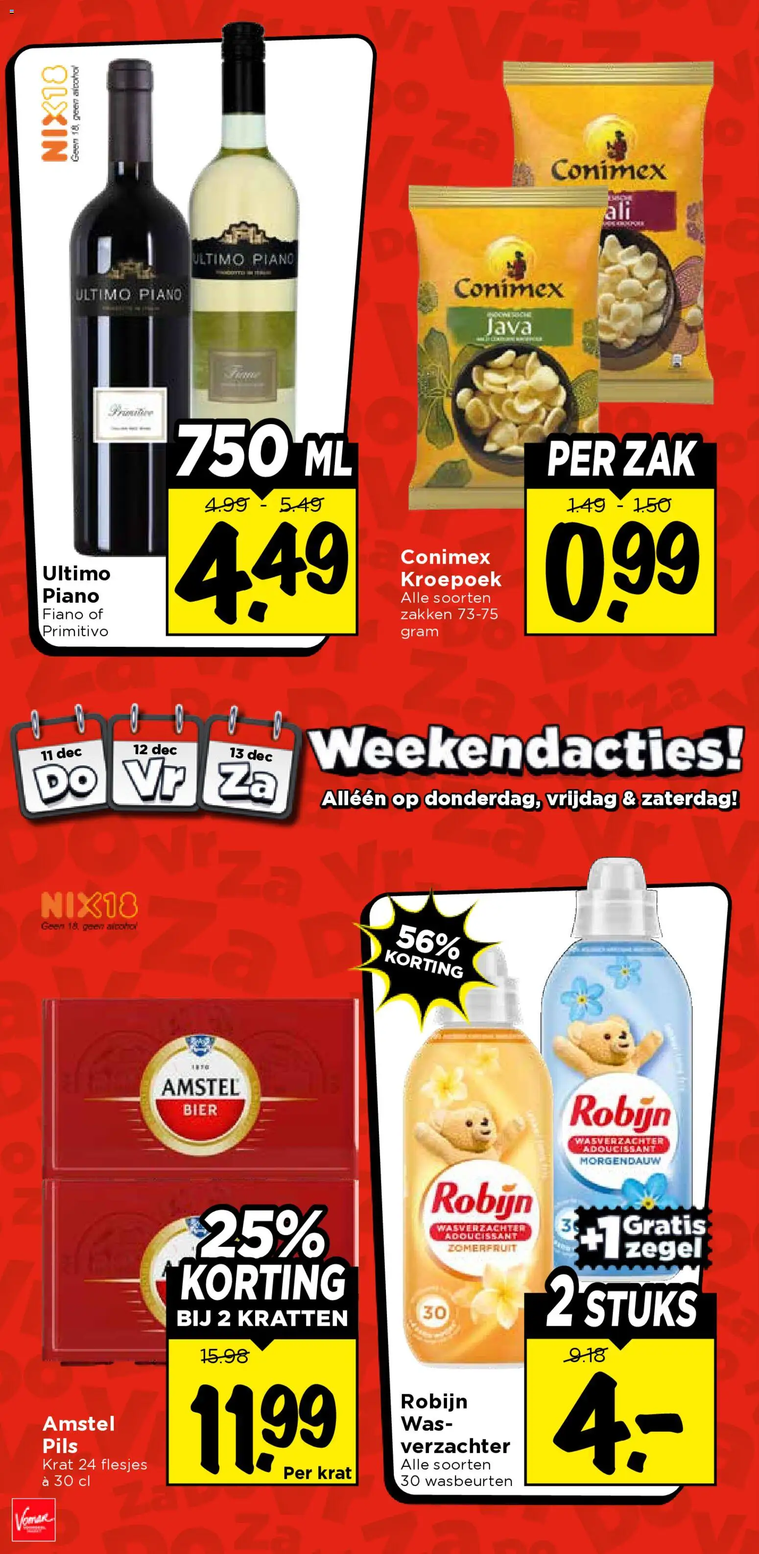 {H1} | Pagina: 42 | Producten: Bier, Robijn, Zak, Was