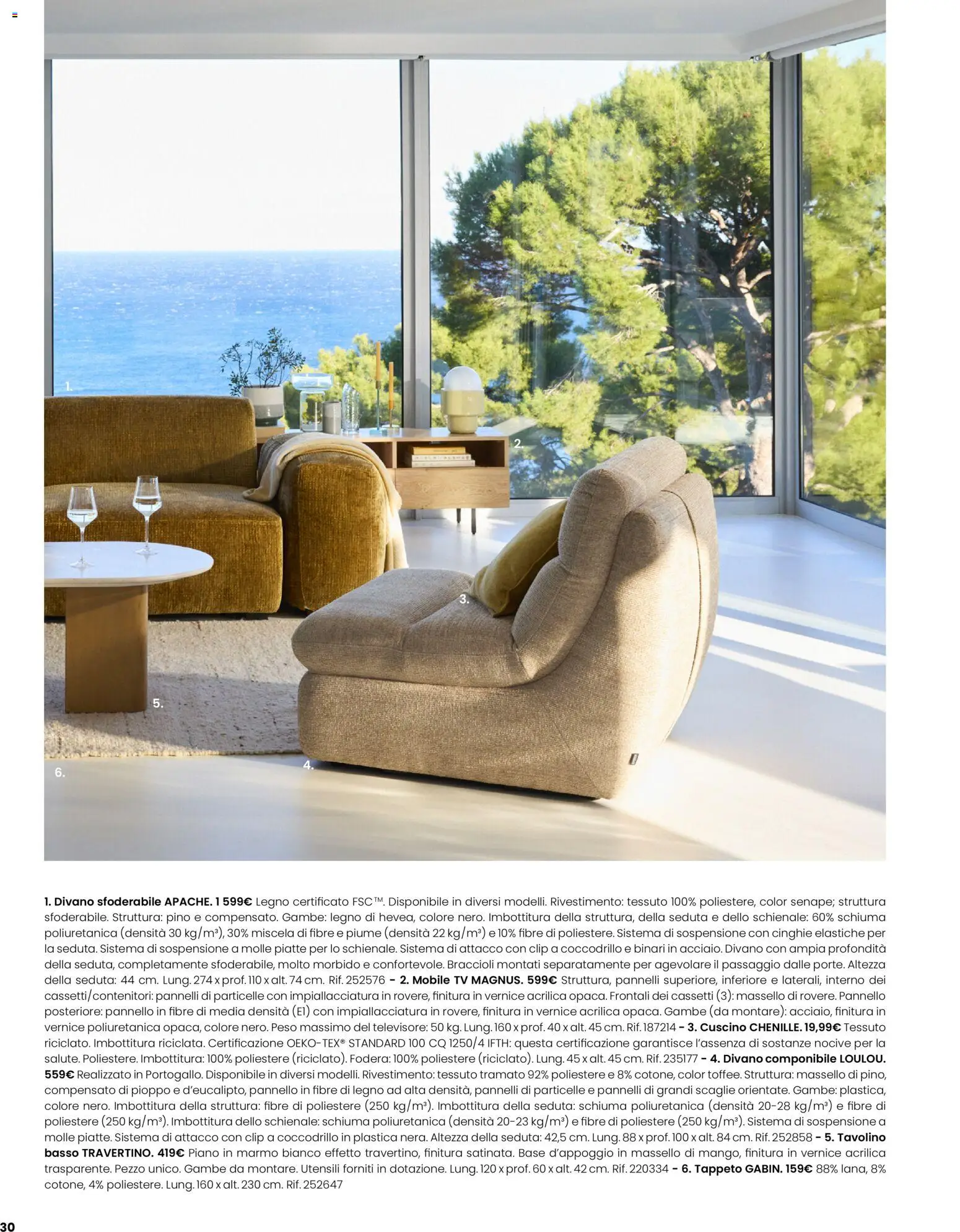 Volantino Maisons du Monde del 12.03.2026 | Pagina: 30 | Prodotti: Braccioli, TV, Divano, Mobile tv