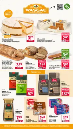 Wasgau Prospekt 	 ab 23.03.2026 gültig | Seite: 8 | Produkte: Lavazza, Bäckerei, Messmer, Salami