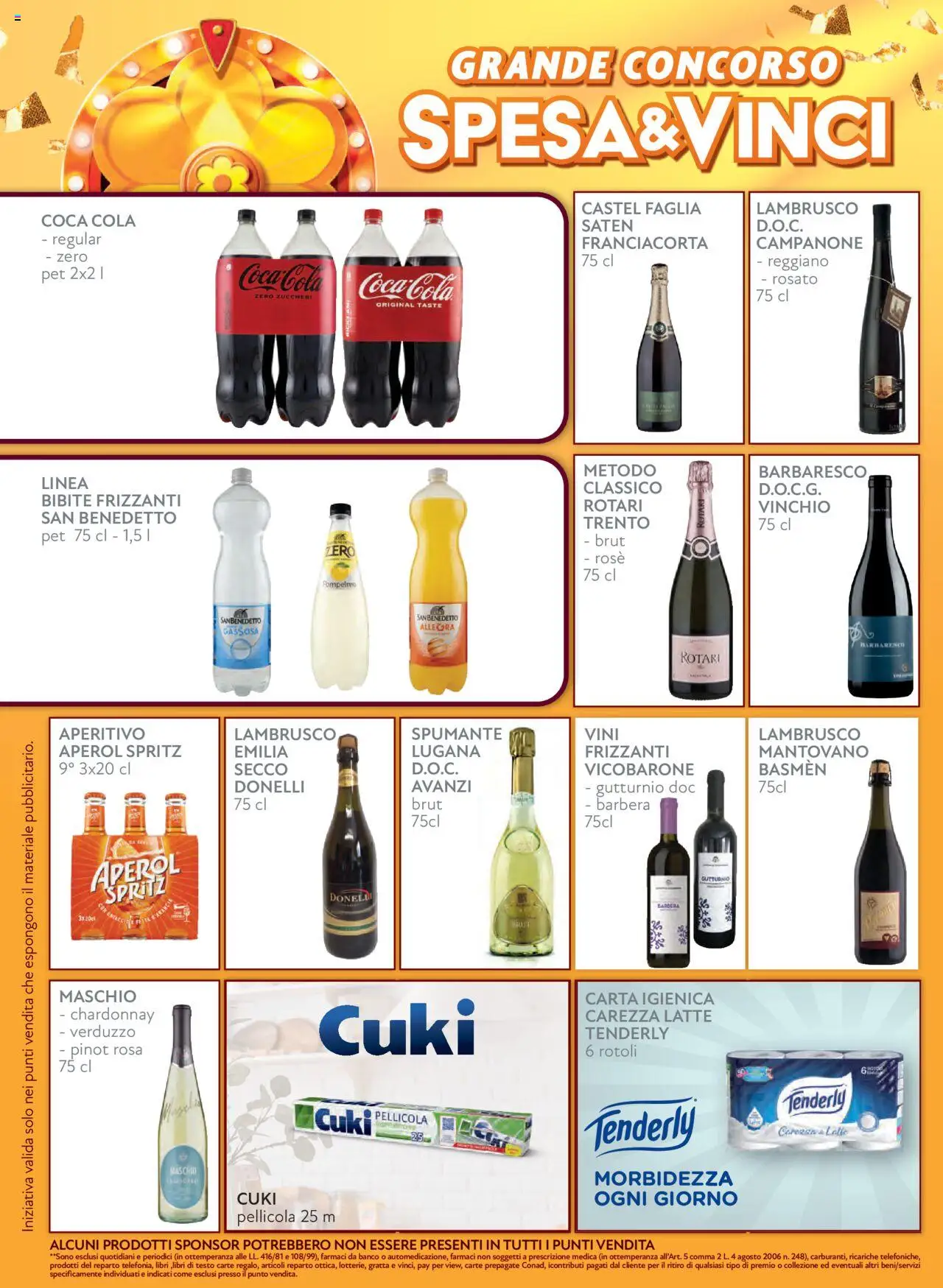 Volantino Conad del 08.10.2025 | Pagina: 10 | Prodotti: Latte, Spumante, Bibite, Pellicola