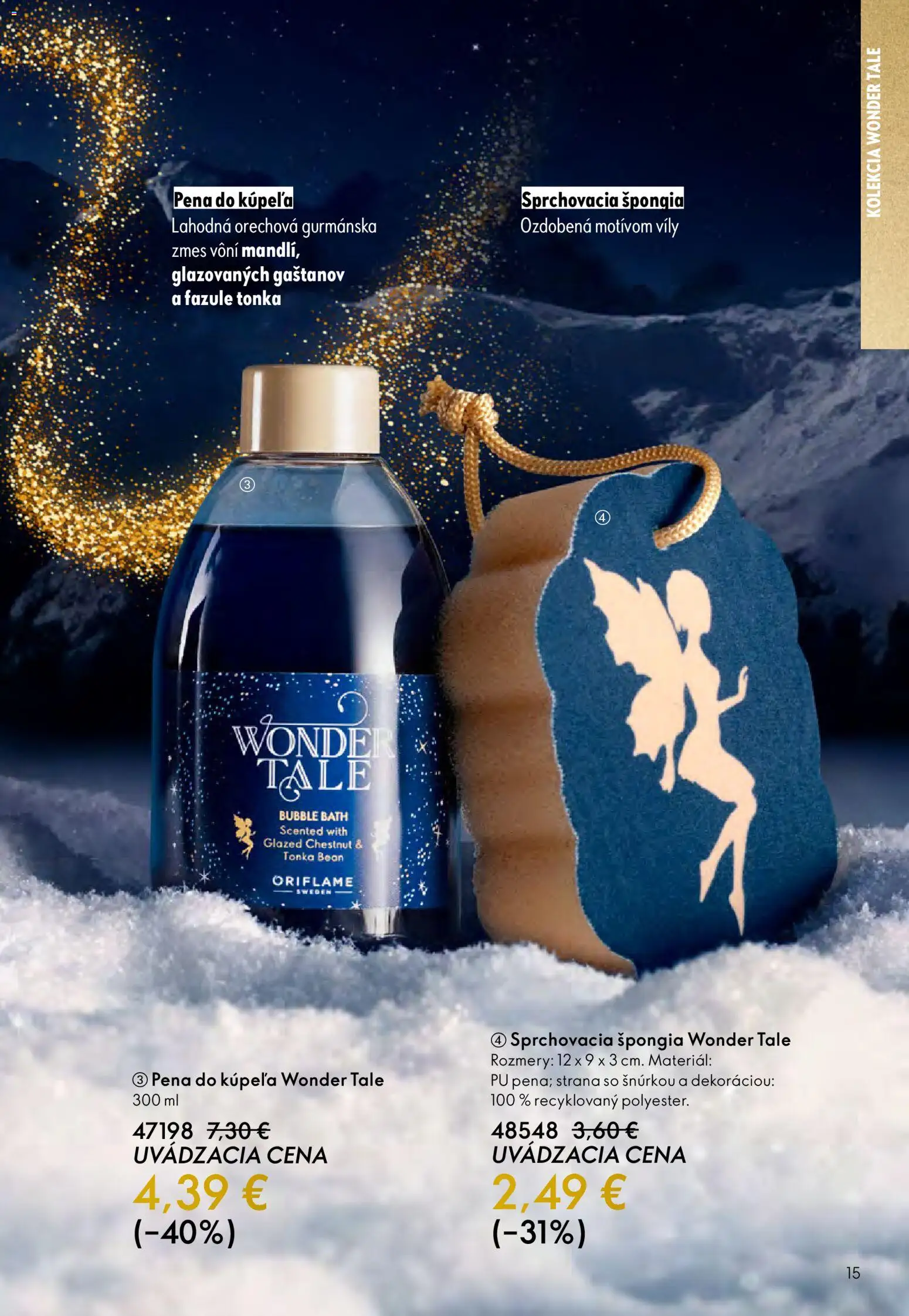 Nové Oriflame akcie – leták je platný od 12.11.2025 | Strana: 15 | Produkty: Pena do kúpeľa
