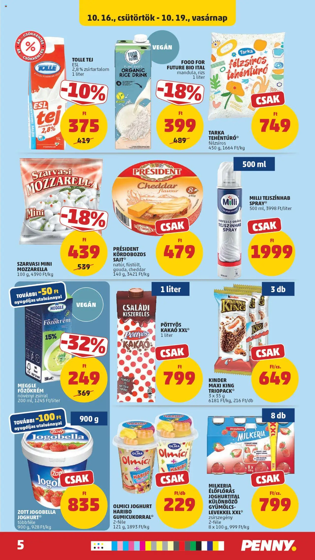 PENNY akciós ujság - amely érvényes a következő dátumtól: 16.10.2025 | Oldal: 7 | Termékek: Gyümölcs, Fehérje, Joghurt, Rizs