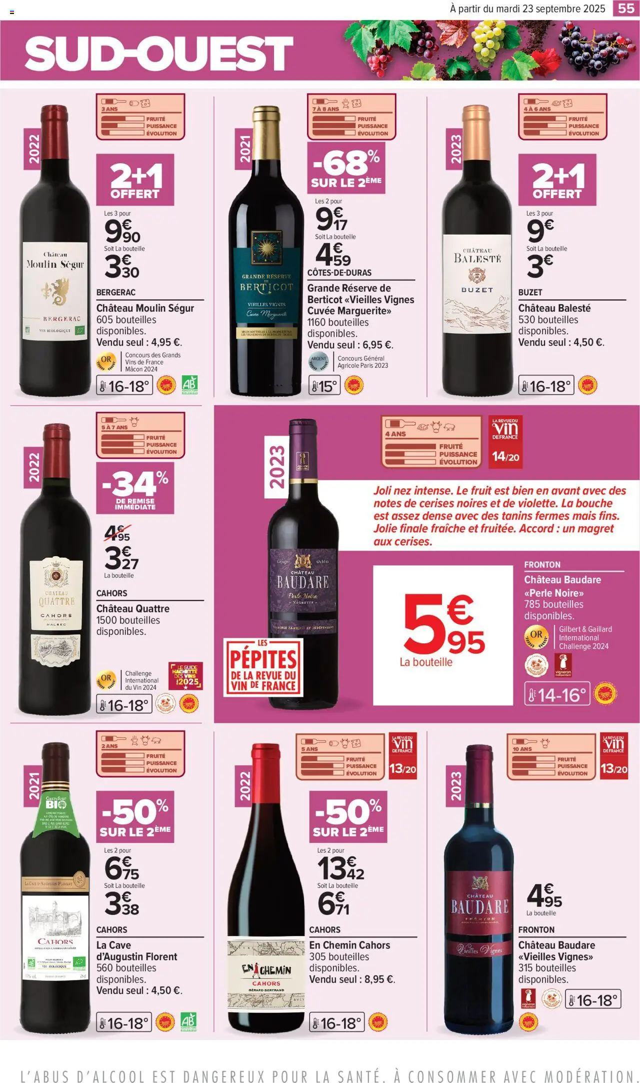  | Page: 59 | Produits: Cerises, Mais, Vin