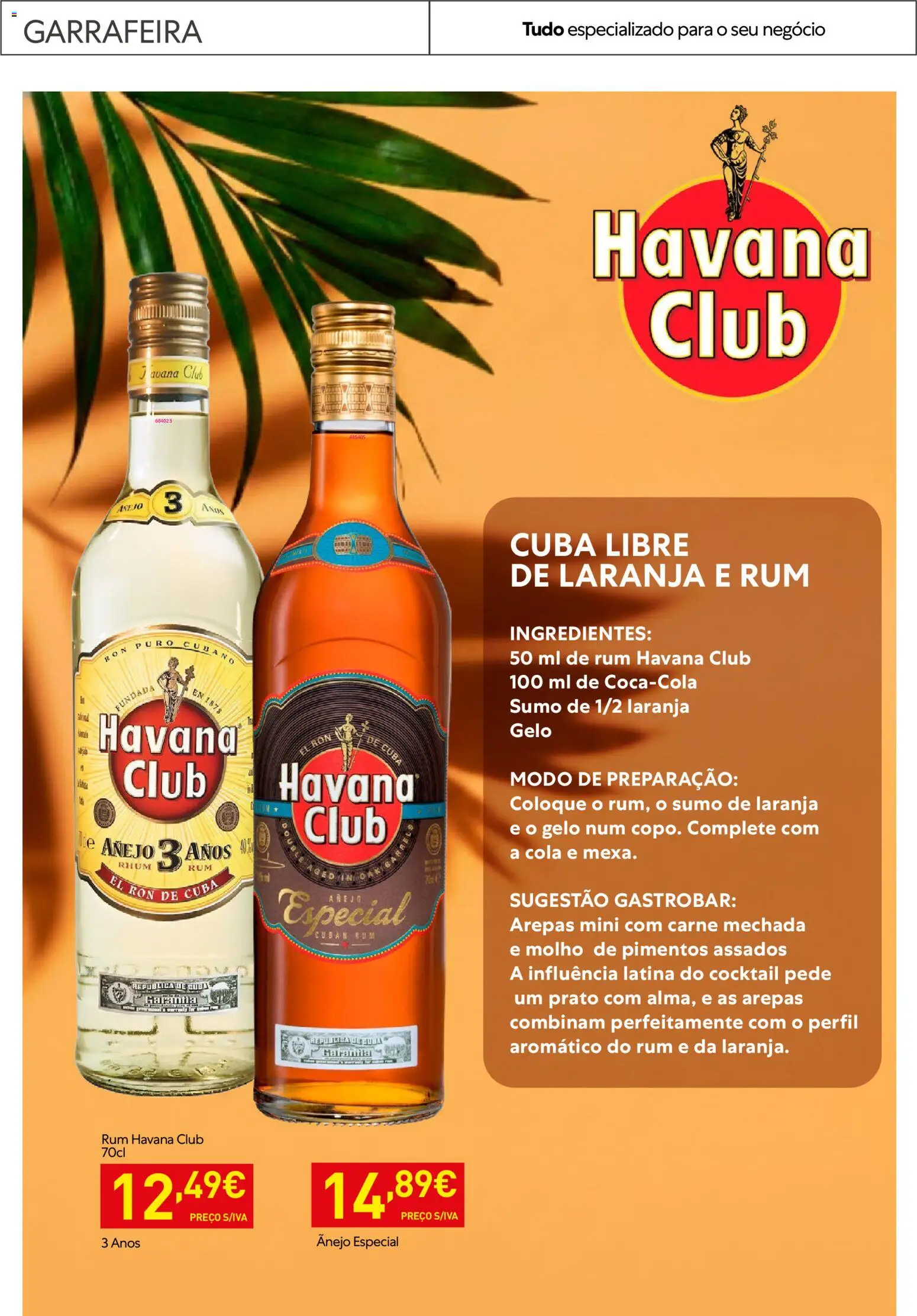 Recheio - Horeca Bons Negócios │ válido de 13.01.2026 | Página: 25 | Produtos: Rum, Sumo, Carne