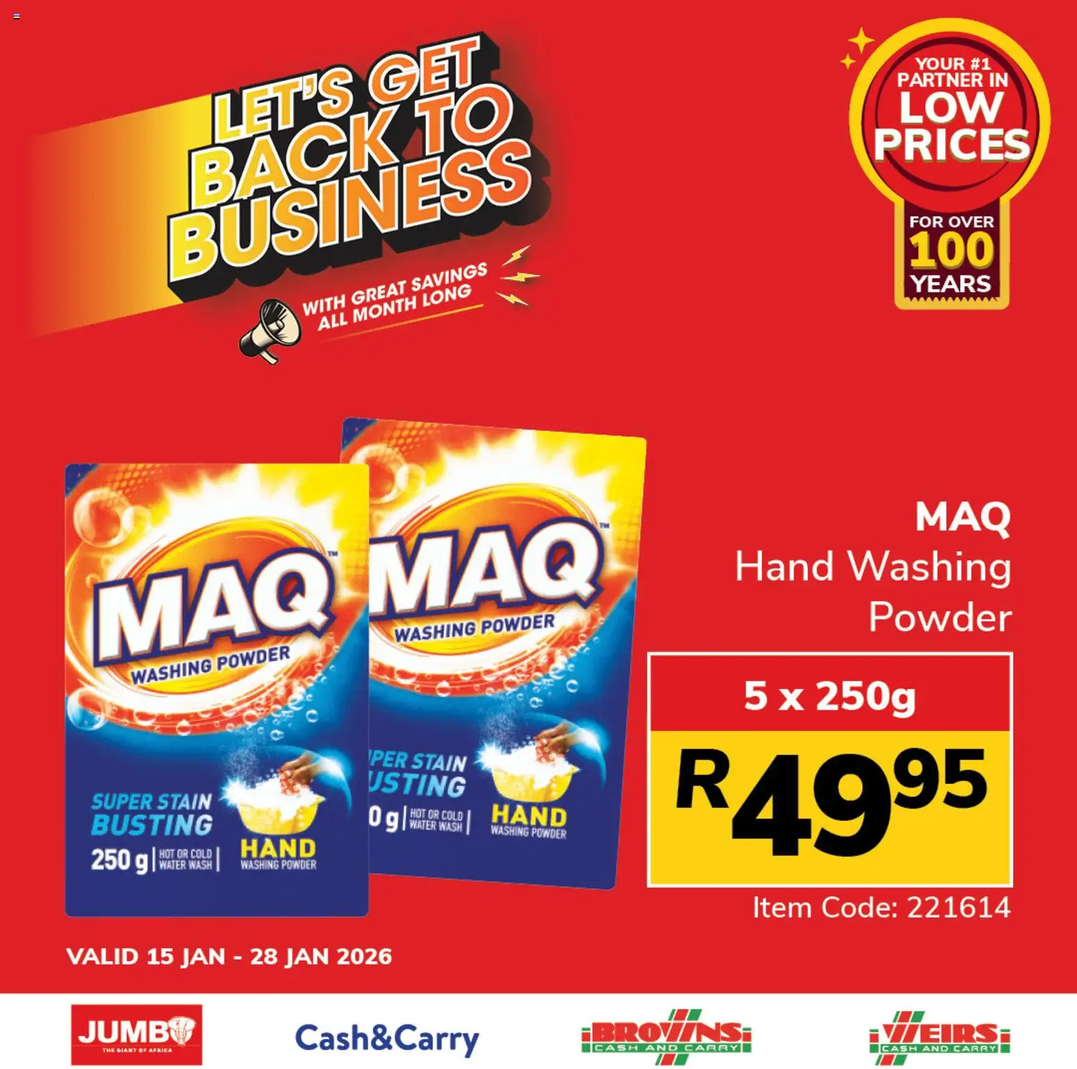 New Jumbo catalogue – valid from 15.01.2026 | Page: 2 | Products: Powder, Water, Washing powder