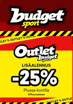 Budget Sport-mainoslehti voimassa 26.09.2025 alkaen