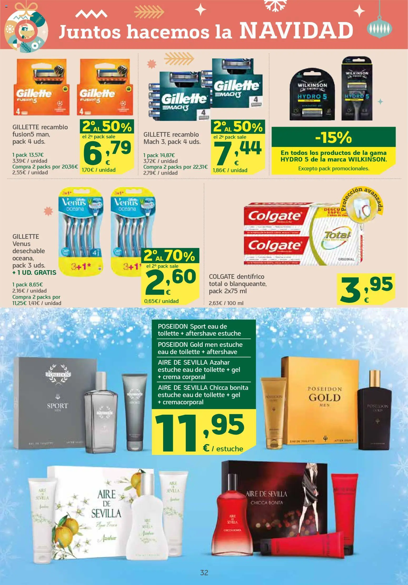 HiperDino folleto │ válido desde el 18.12.2025 | Página: 32 | Productos: Eau de toilette, Crema