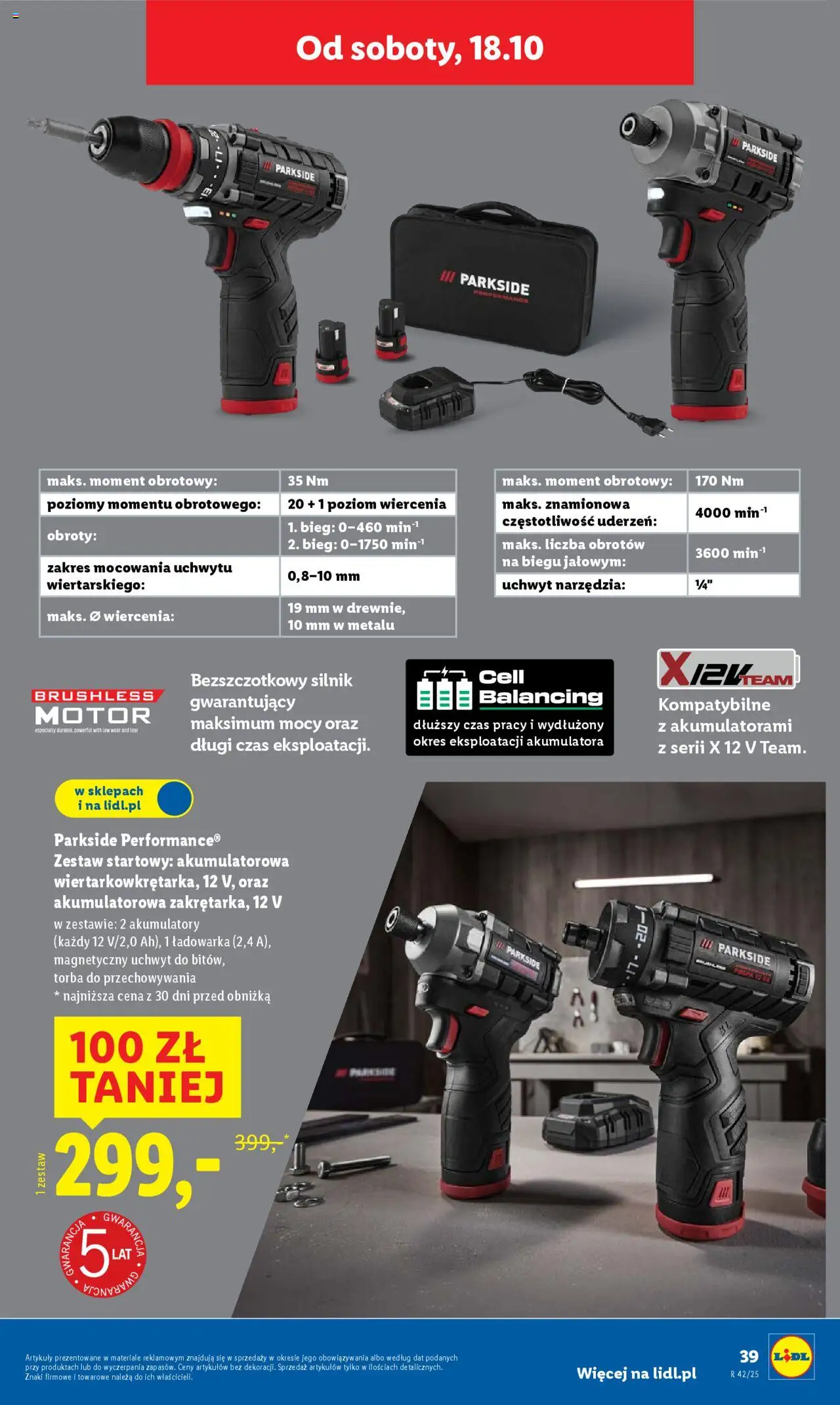 Lidl Katalog od 13.10.2025 | Strona: 47 | Produkty: Ładowarka, Torba