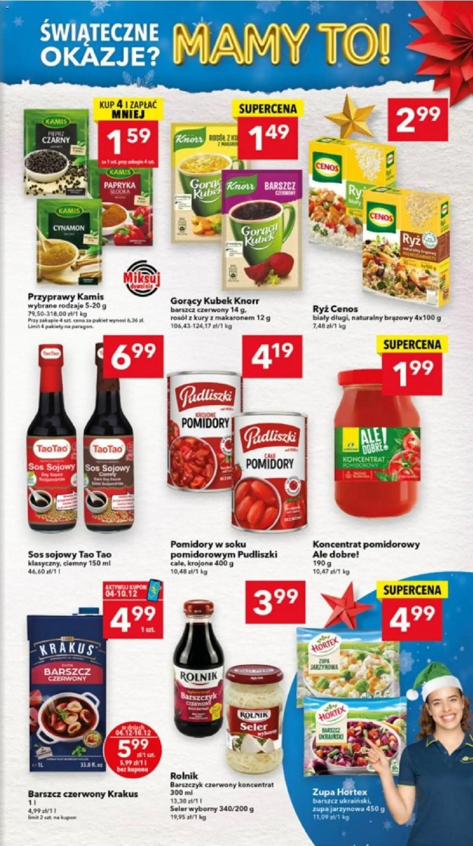 Lewiatan gazetka - Ostrów Wielkopolski od 04.12.2025 | Strona: 7 | Produkty: Koncentrat pomidorowy, Zupa, Ryż, Przyprawy